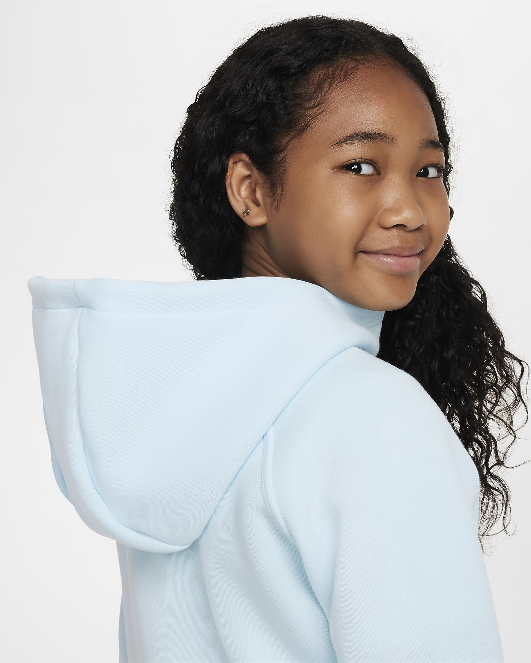 Sweat à capuche et zip Nike Sportswear Tech Fleece pour ado (fille