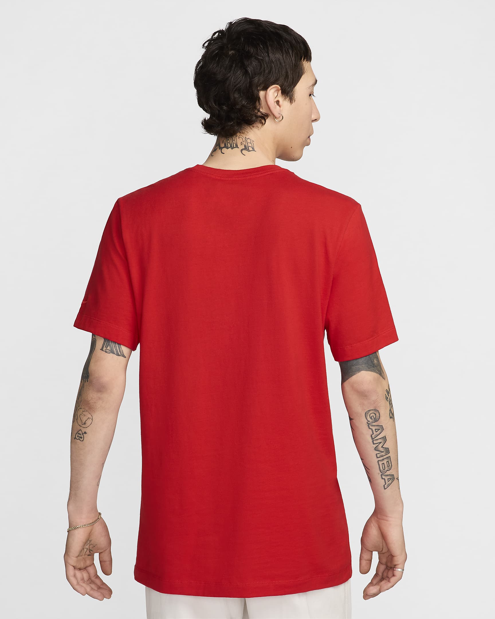 Playera City para hombre Nike Sportswear - Rojo universitario/Blanco