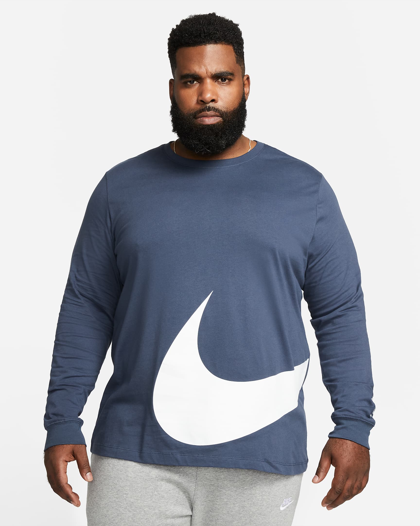 Nike Sportswear Men's Long-Sleeve T-Shirt - Thunder Blue