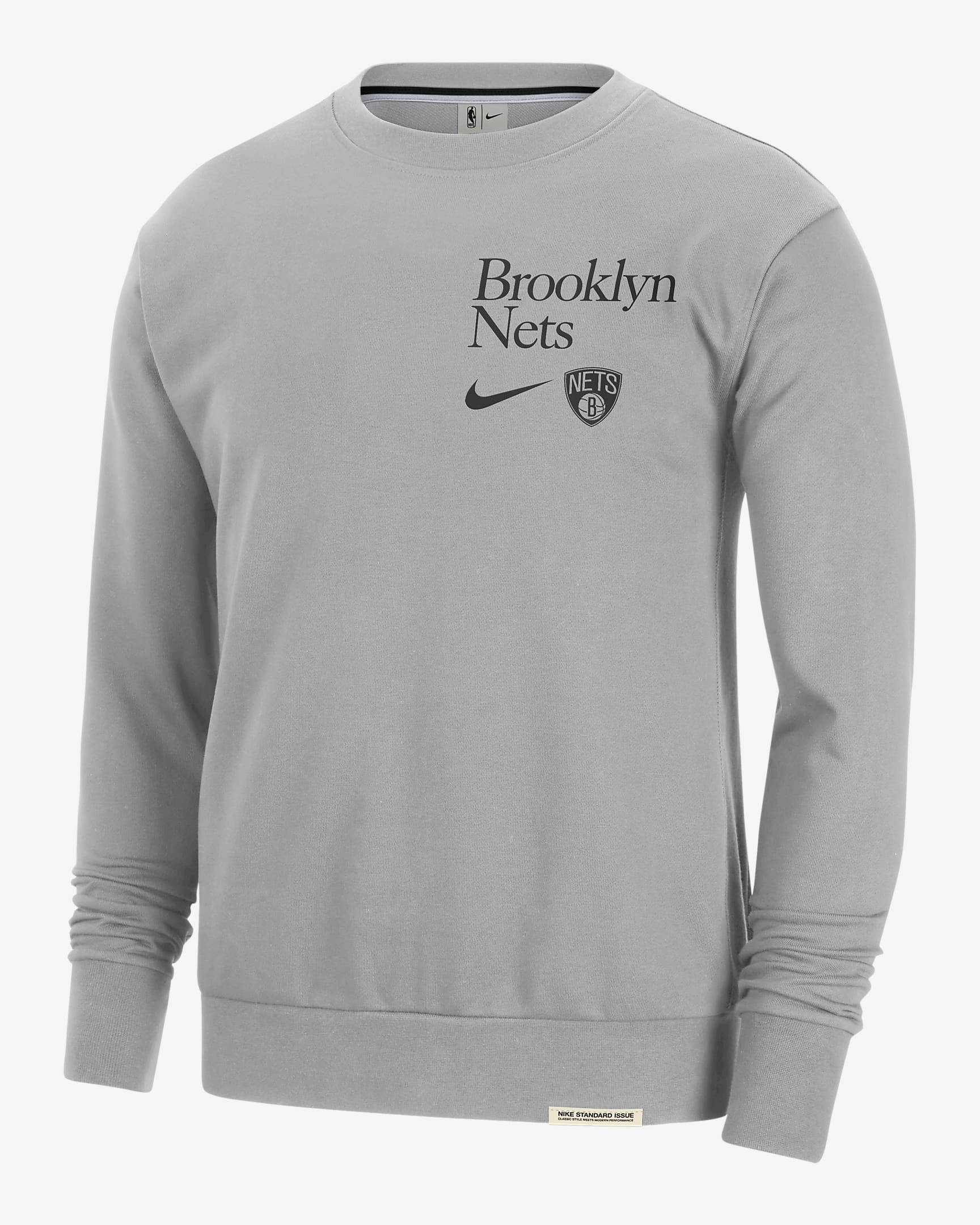 Brooklyn Nets Standard Issue Men's Nike Dri-FIT NBA Crew-Neck ...