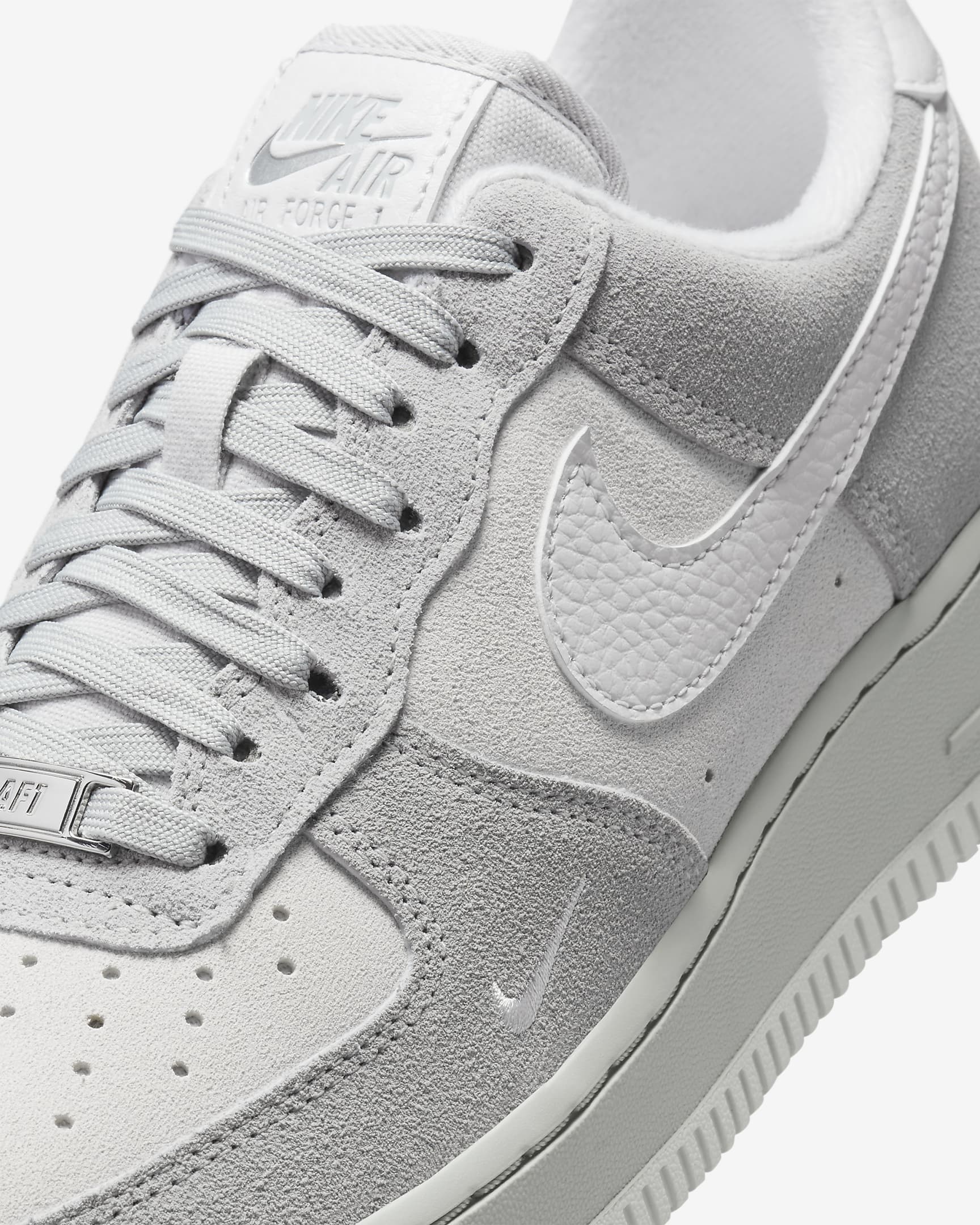 Nike Air Force 1 '07 Women's Shoes - Light Smoke Grey/Metallic Silver/Vast Grey