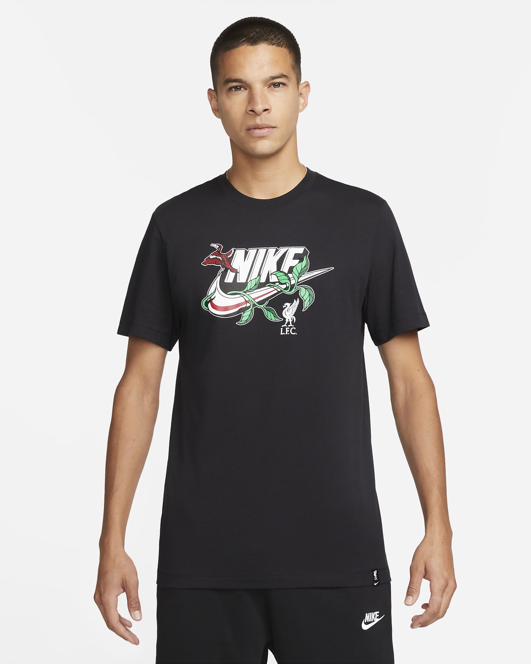 リバプール FC メンズ ナイキ Tシャツ - ブラック