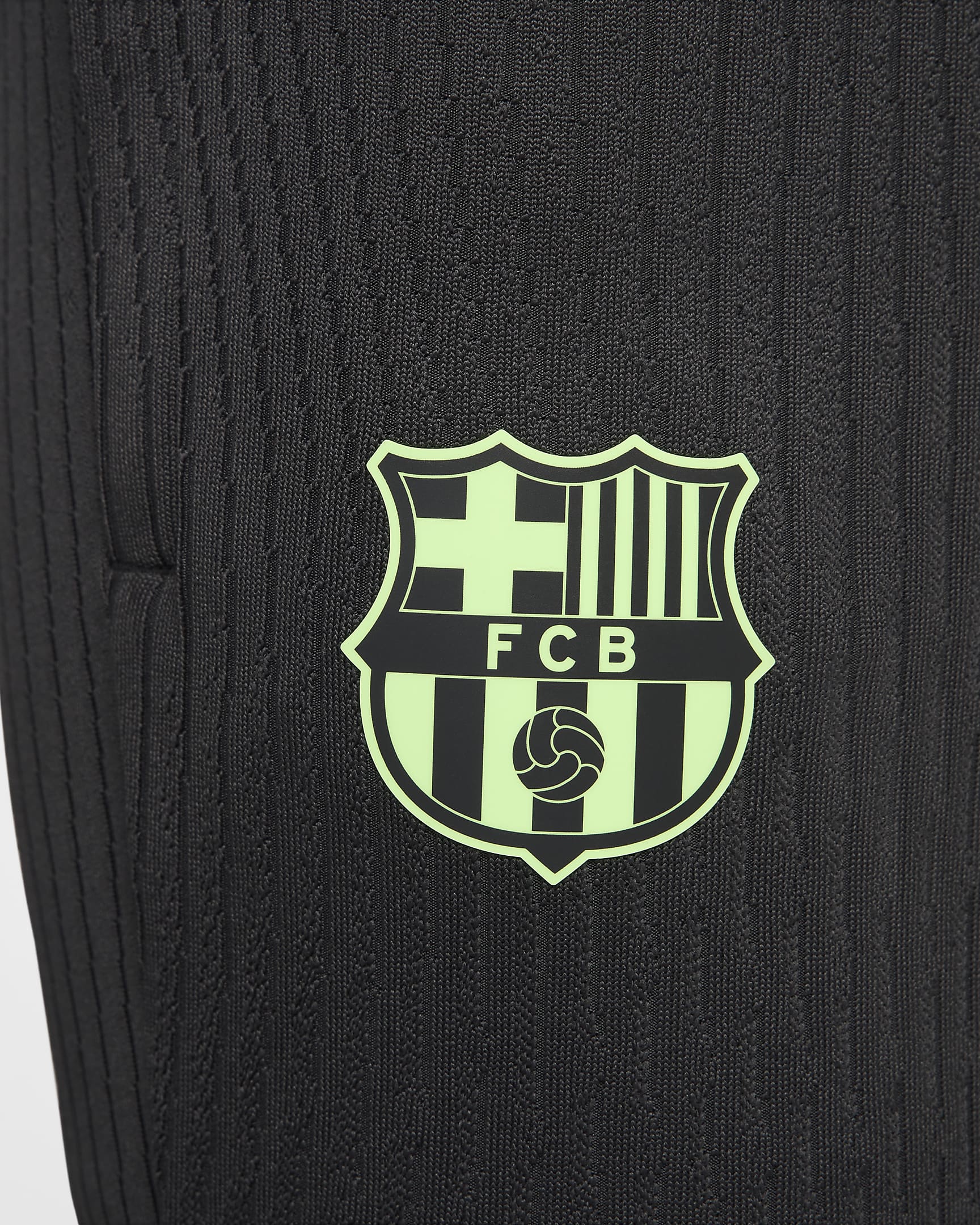 F.C. Barcelona Strike Elite Third Men's Nike Dri-FIT ADV Football Knit Pants - Anthracite/Old Royal/Lime Blast