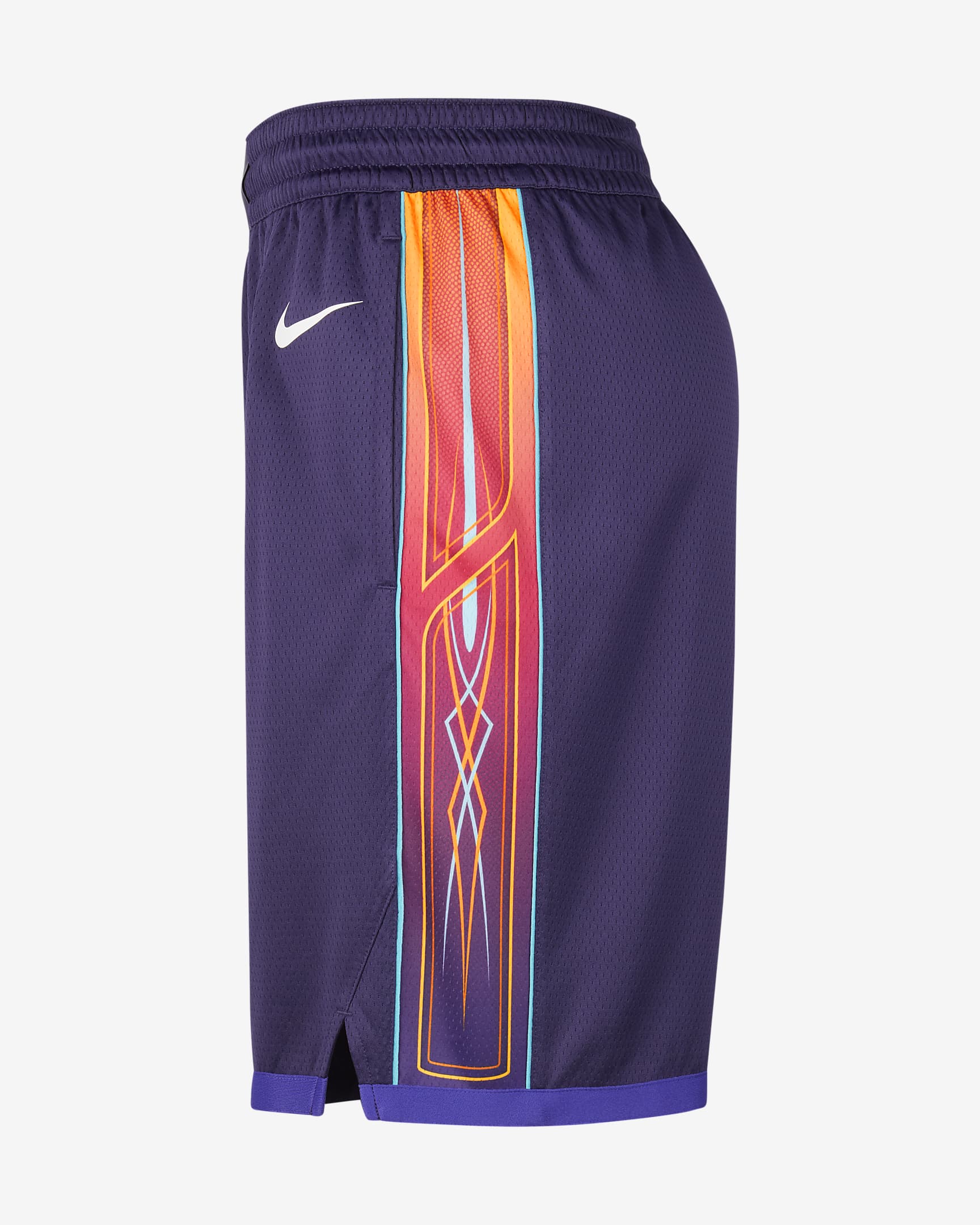 Phoenix Suns 2023/24 City Edition Nike Dri-FIT NBA Swingman-shorts til herre - Ink/Hvit