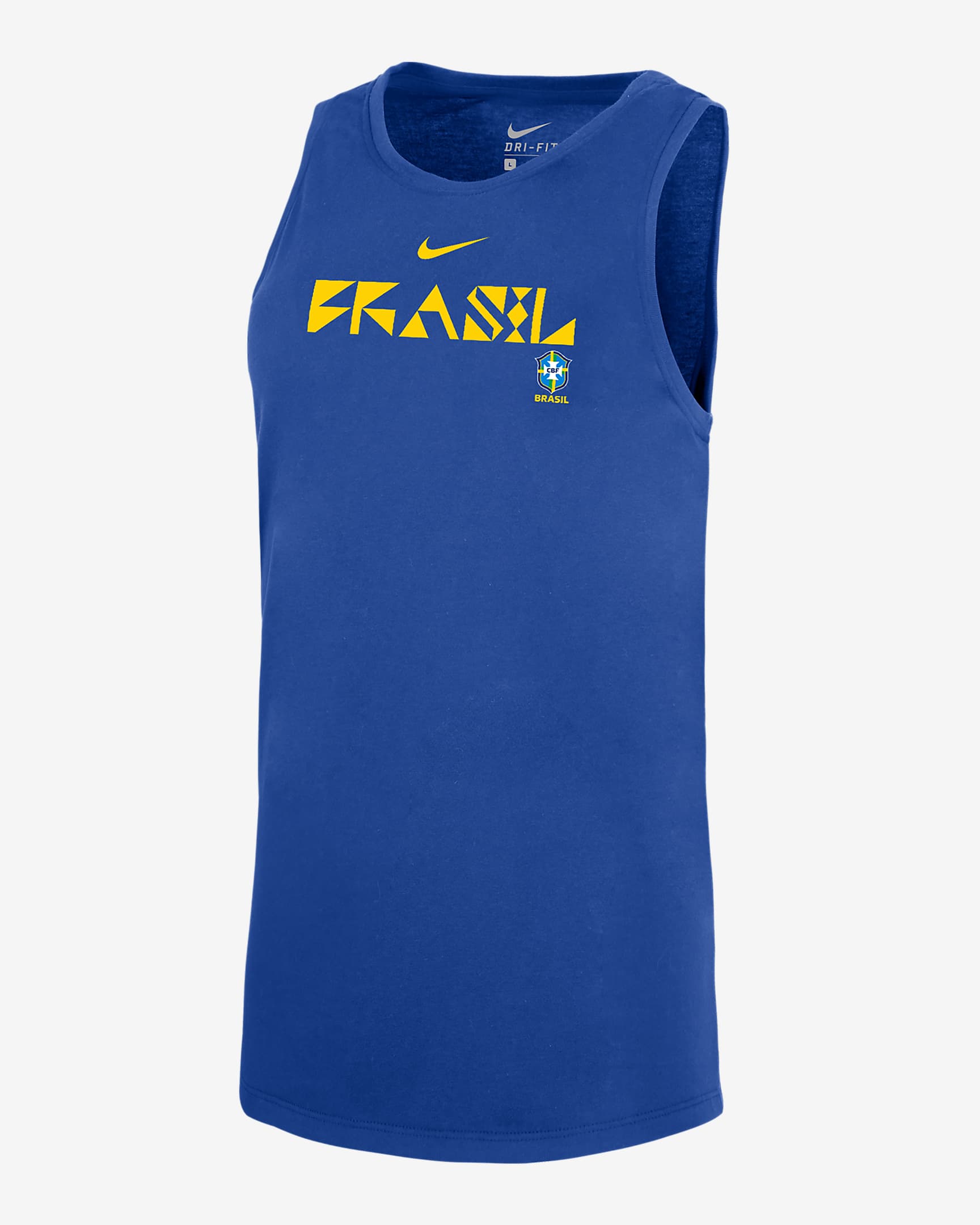 Brazil Women's Nike Dri-FIT Soccer Tank Top - Game Royal