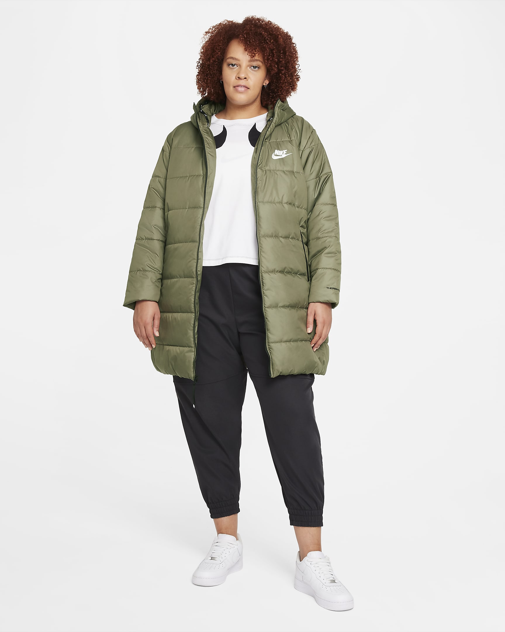 Nike Sportswear Therma-FIT Repel Women's Hooded Parka (Plus Size). Nike AT