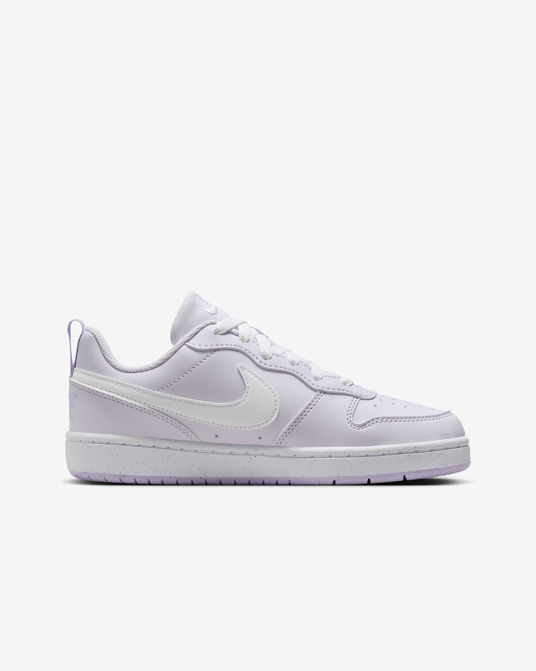 Nike Court Borough Low Recraft Big Kids' Shoes - Barely Grape/Lilac Bloom/White