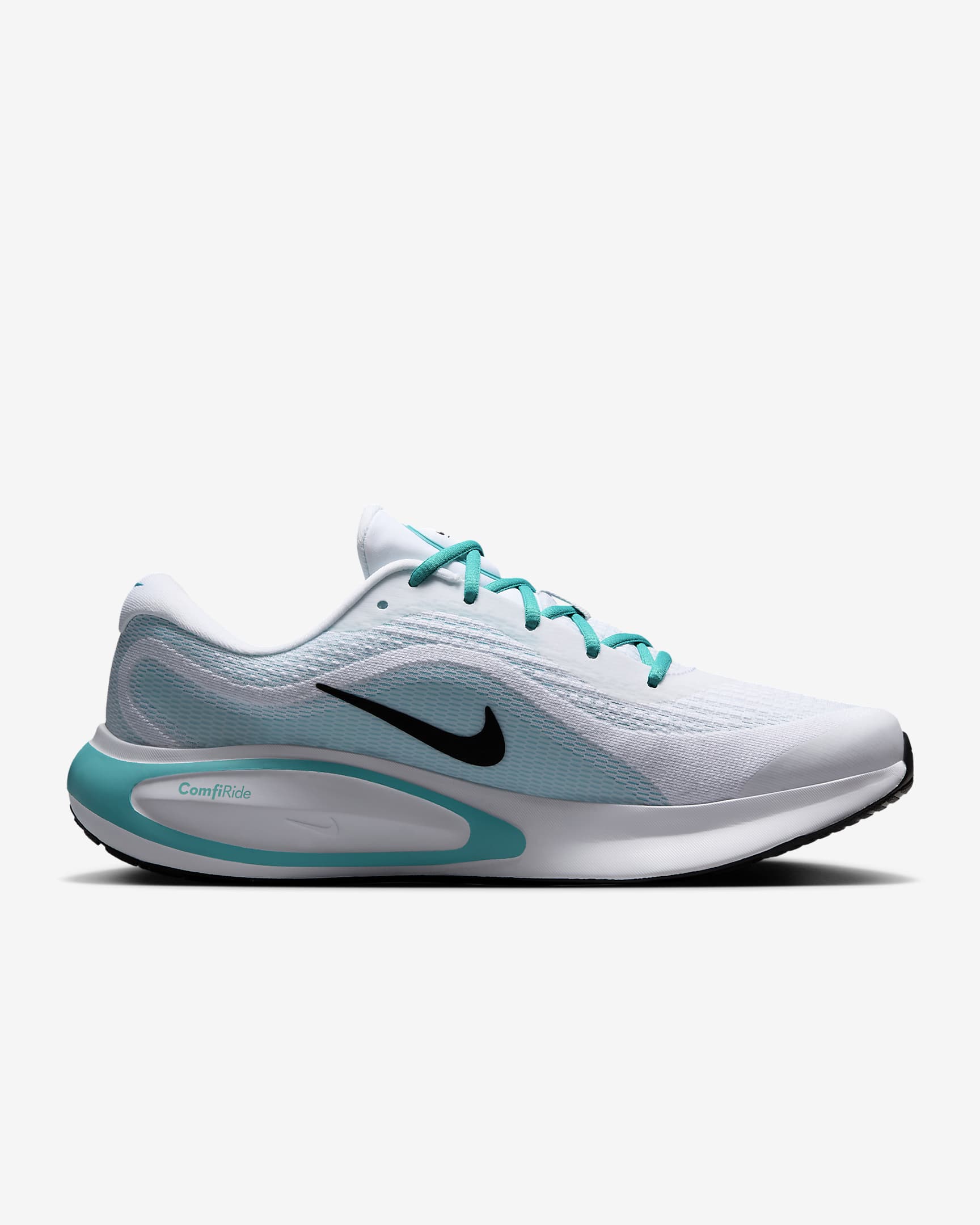 Tenis de correr en pavimento para hombre Nike Journey Run - Blanco/Cactus empolvado/Platino puro/Negro