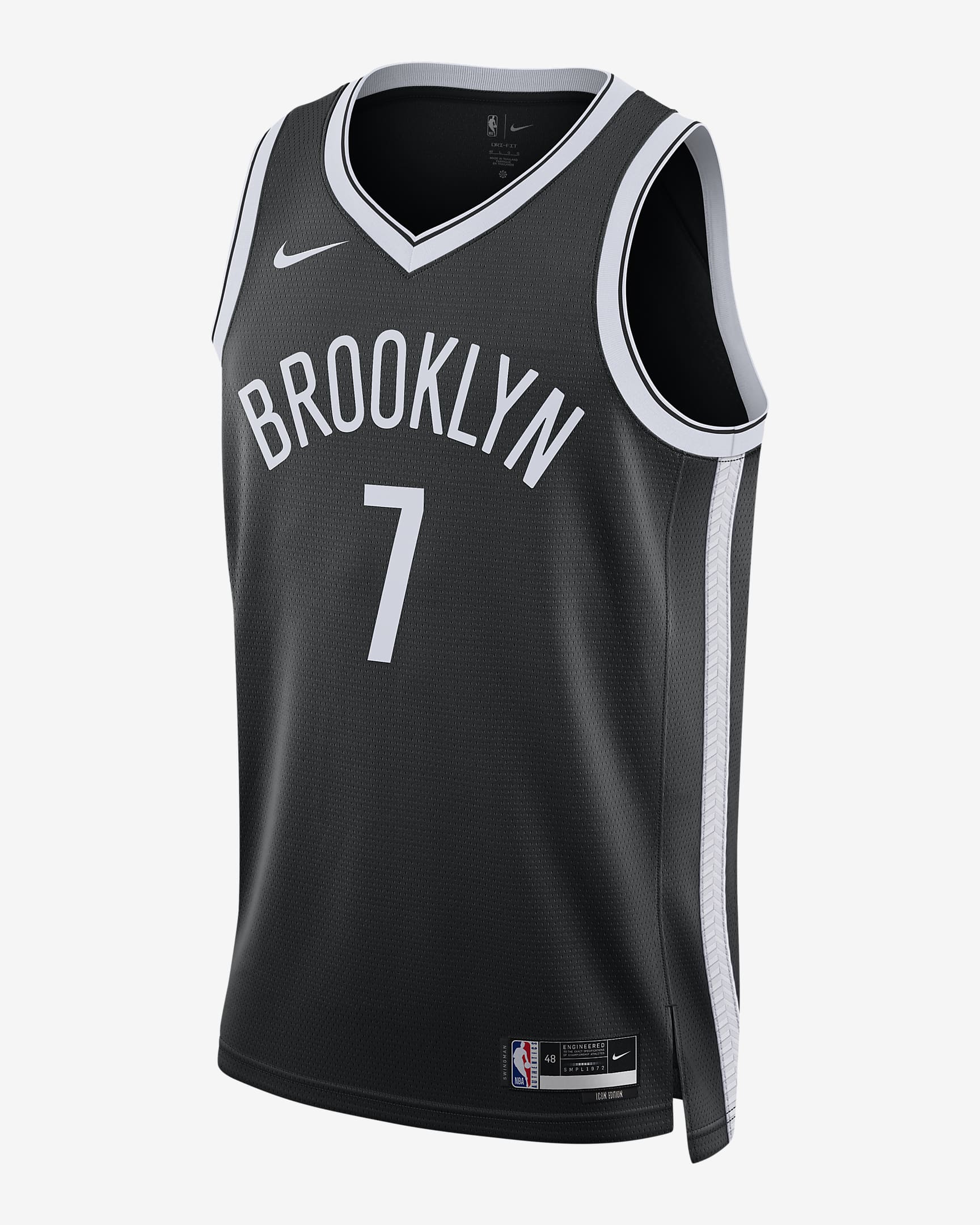 Brooklyn Nets Icon Edition 2022/23 Men's Nike Dri-FIT NBA Swingman ...