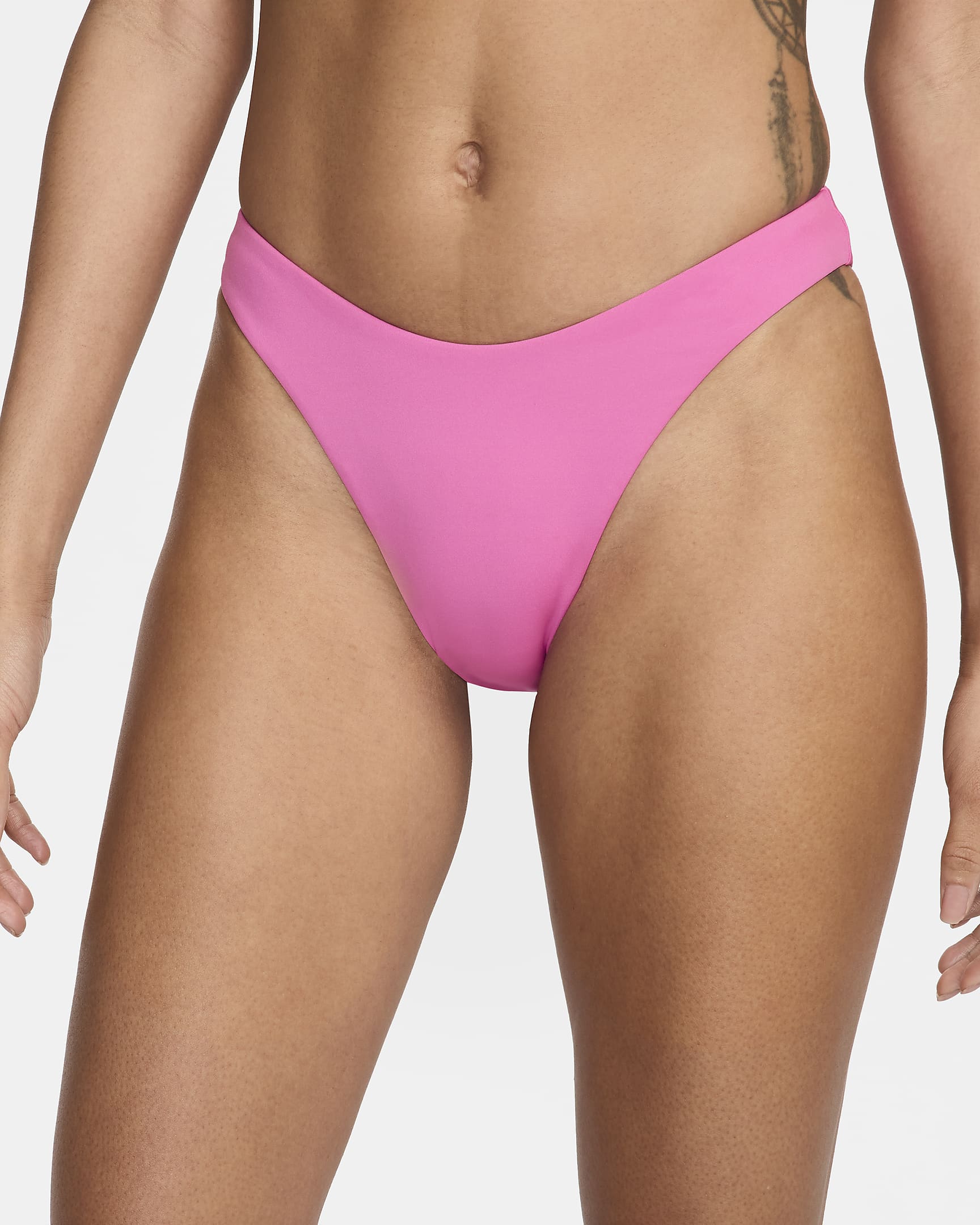 Parte inferior de traje de baño estilo Sling para mujer Nike Essential - Rosa alegre