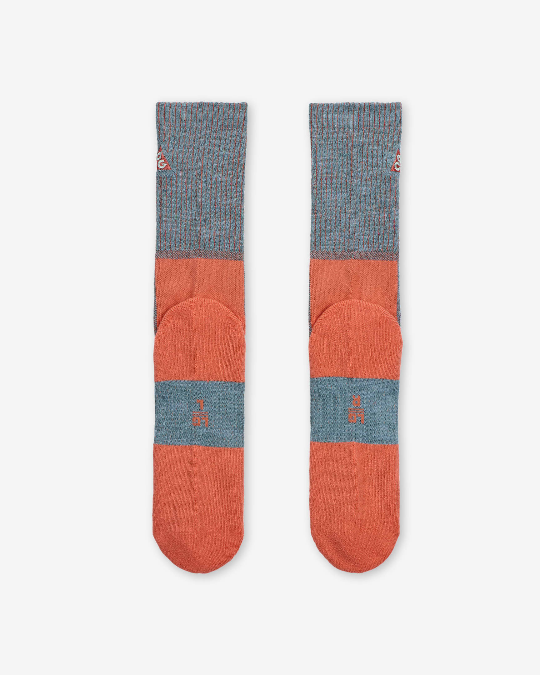 Nike ACG Everyday Cushioned Crew Socks (1 Pair) - Denim Turquoise/Light Wild Mango/Cerulean/Glacier Blue