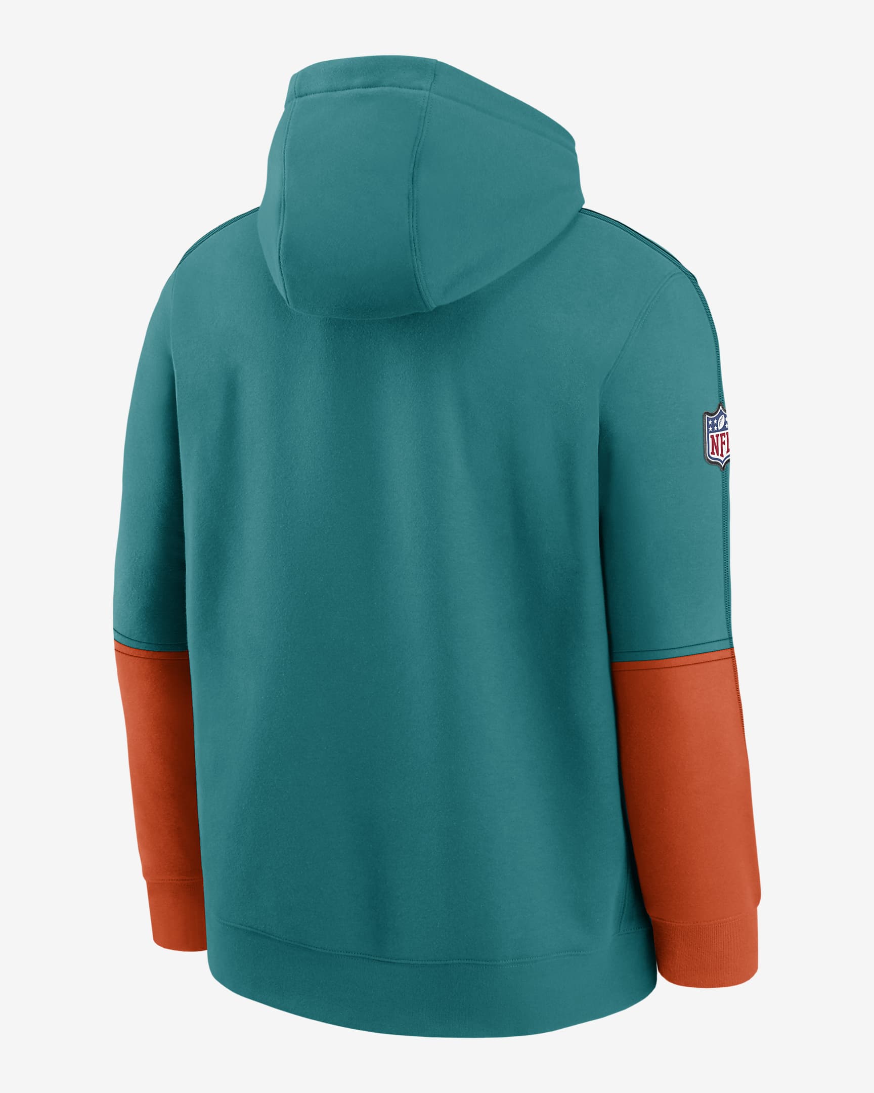 Miami Dolphins Logo Team Issue Club Men's Nike NFL Pullover Hoodie - Aqua