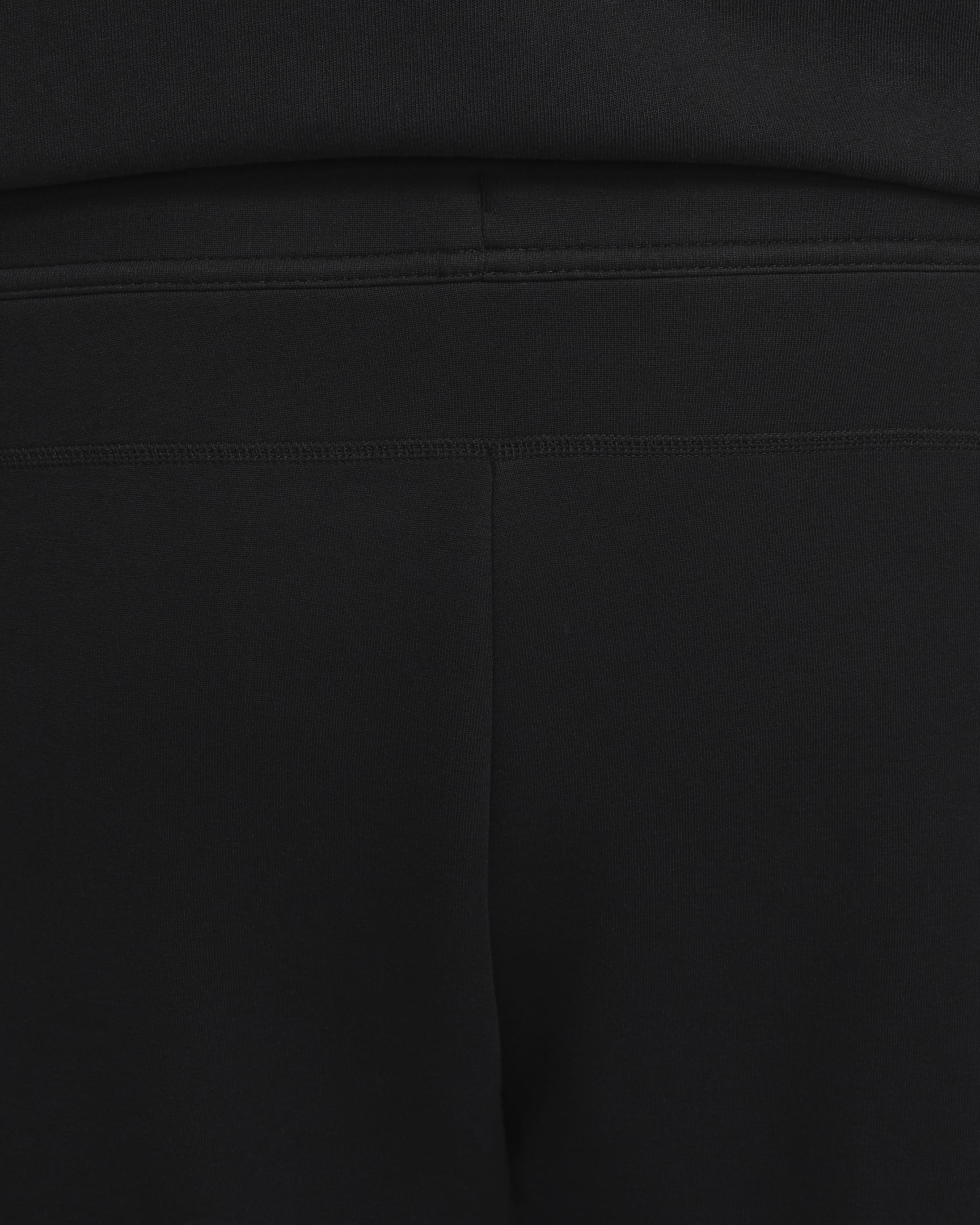 Nike Tech Men's Fleece Open-Hem Trousers - Black/Black