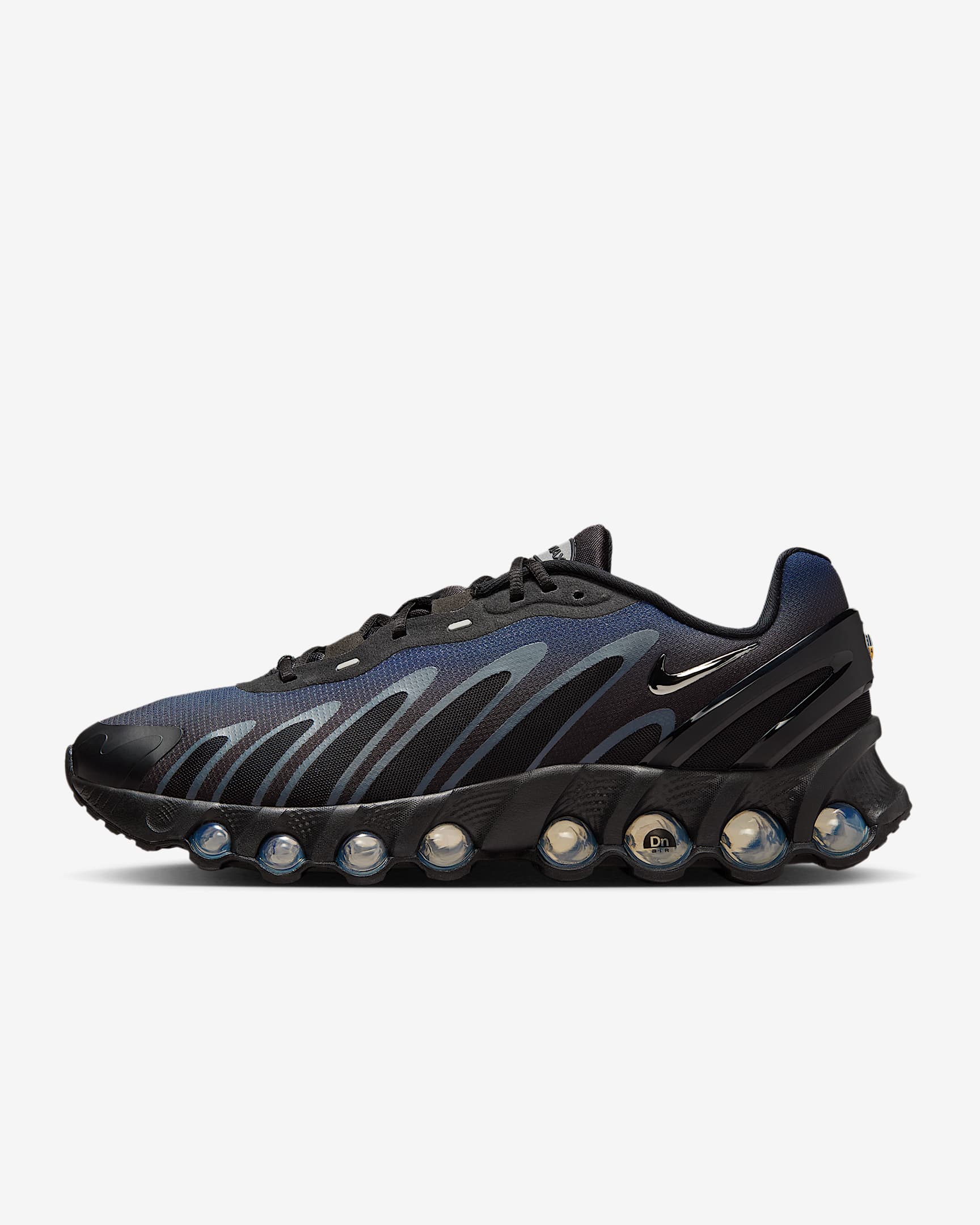 Nike Air Max Dn8 Men's Shoes - Black/Thunder Blue/Wolf Grey/Metallic Silver