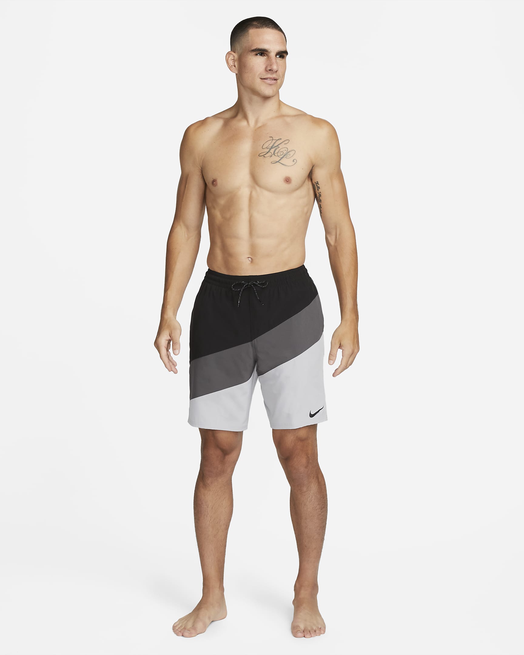 Shorts de vóleibol de 23 cm para hombre Nike Color Surge - Negro