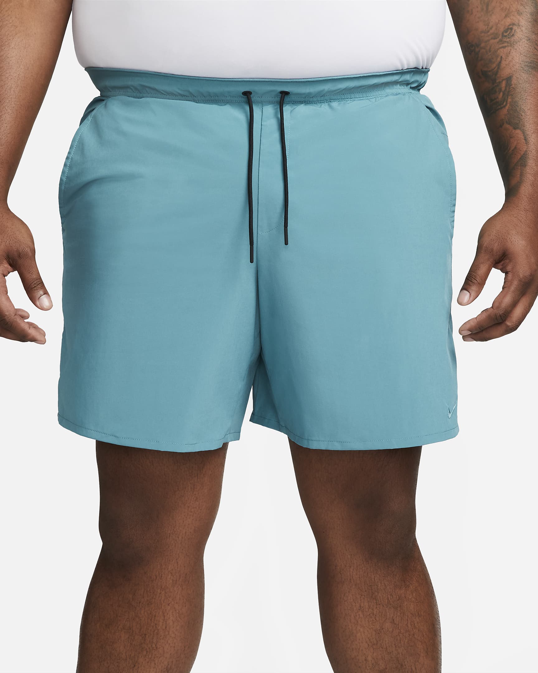 Nike Unlimited Dri-FIT allsidig shorts uten fôr til herre (18 cm) - Mineral Teal/Svart/Mineral Teal