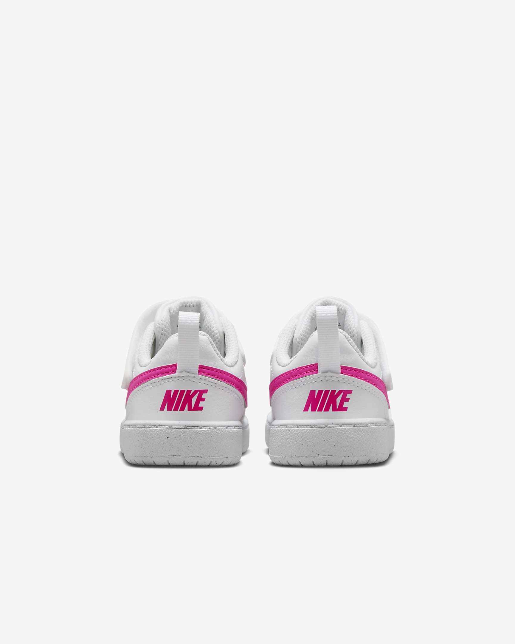 Nike Court Borough Low Recraft Baby/Toddler Shoes - White/Laser Fuchsia