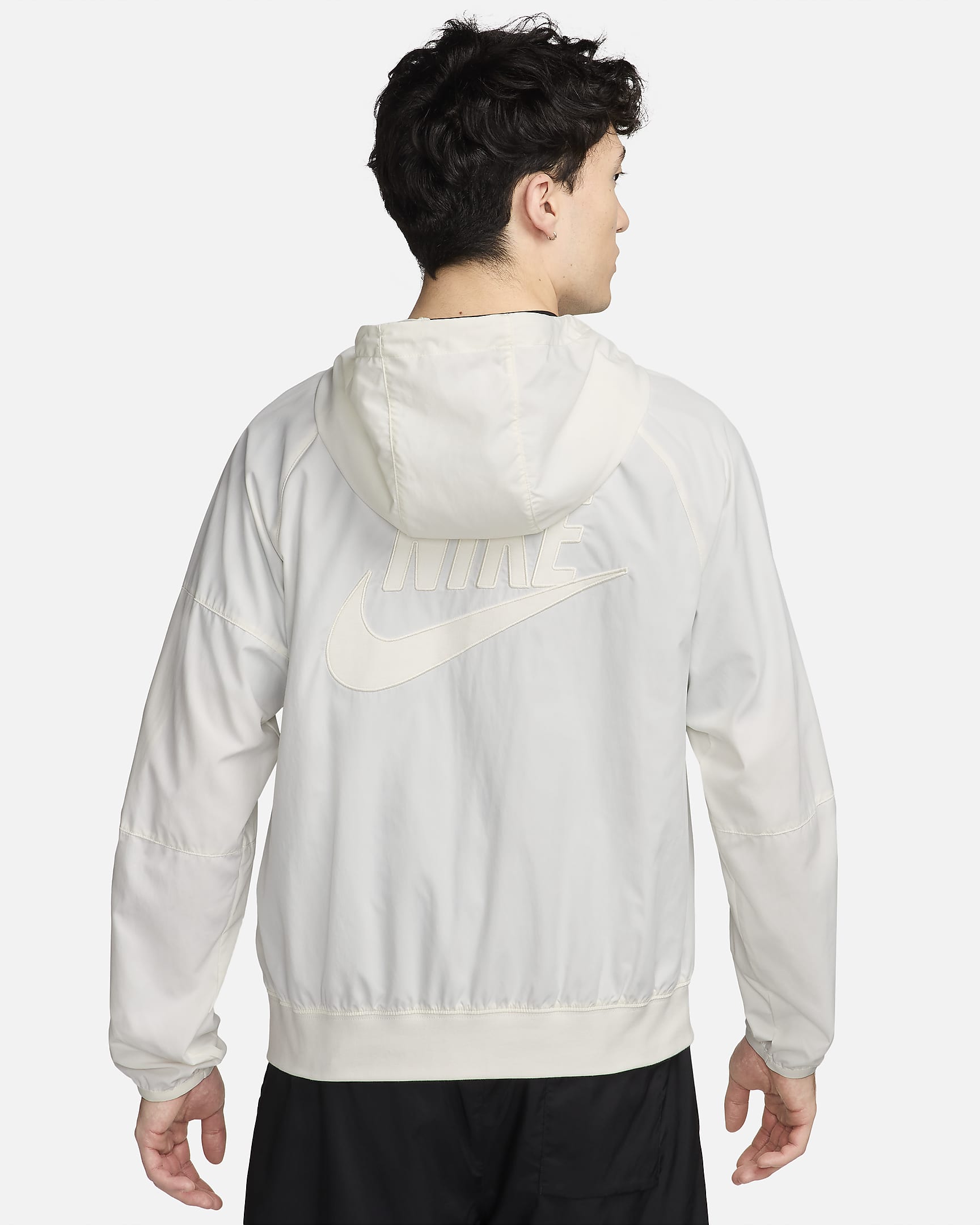 เสื้อแจ็คเก็ตอโนแรคแบบทอไม่มีซับในผู้ชาย Nike Sportswear - Sail/Sail/Anthracite