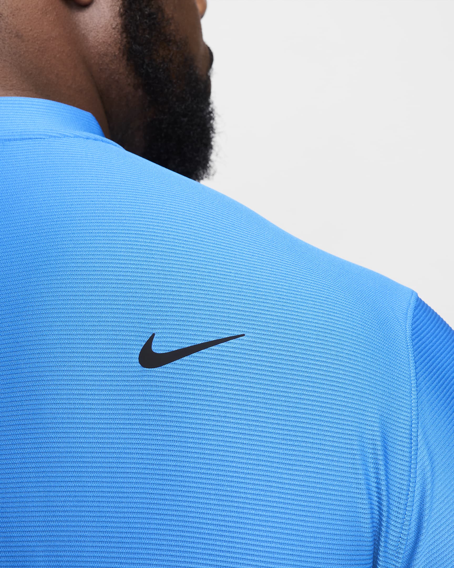 Polo da golf Dri-FIT Nike Tour – Uomo - Light Photo Blue/Nero