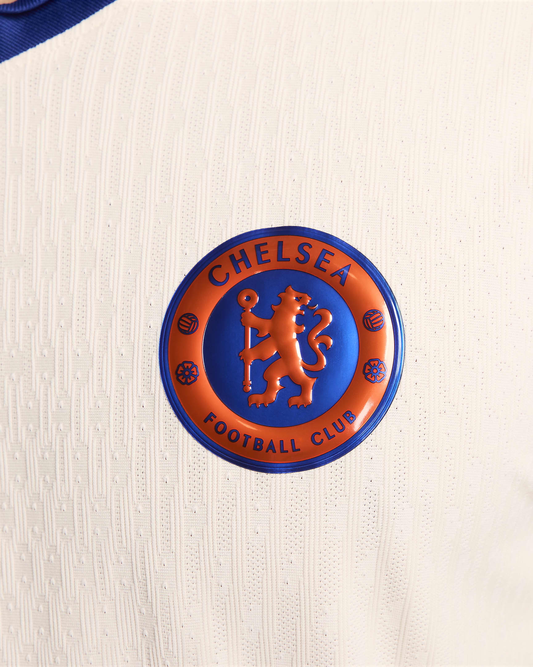 Chelsea FC 2024/25 Match (bortedrakt) Nike Dri-FIT ADV Authentic fotballdrakt til herre - Guava Ice/Team Orange/Rush Blue