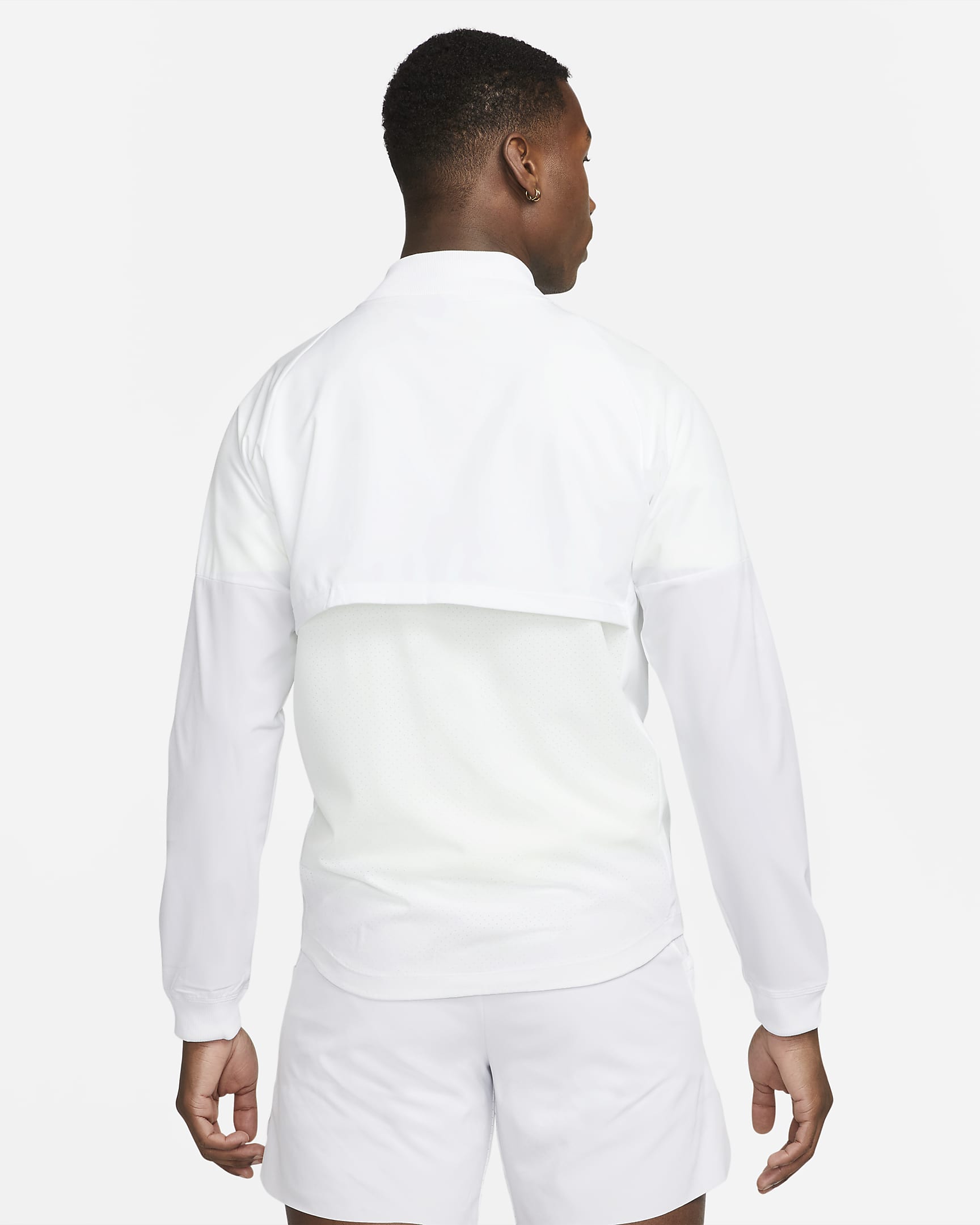 Nike Dri-FIT Rafa Men's Tennis Jacket - White/Black