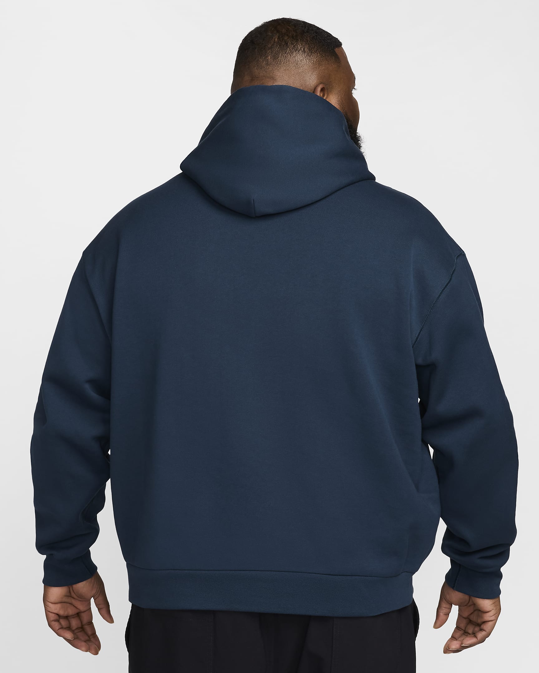 Nike SB Skatehoodie van fleece - Armory Navy/Wit