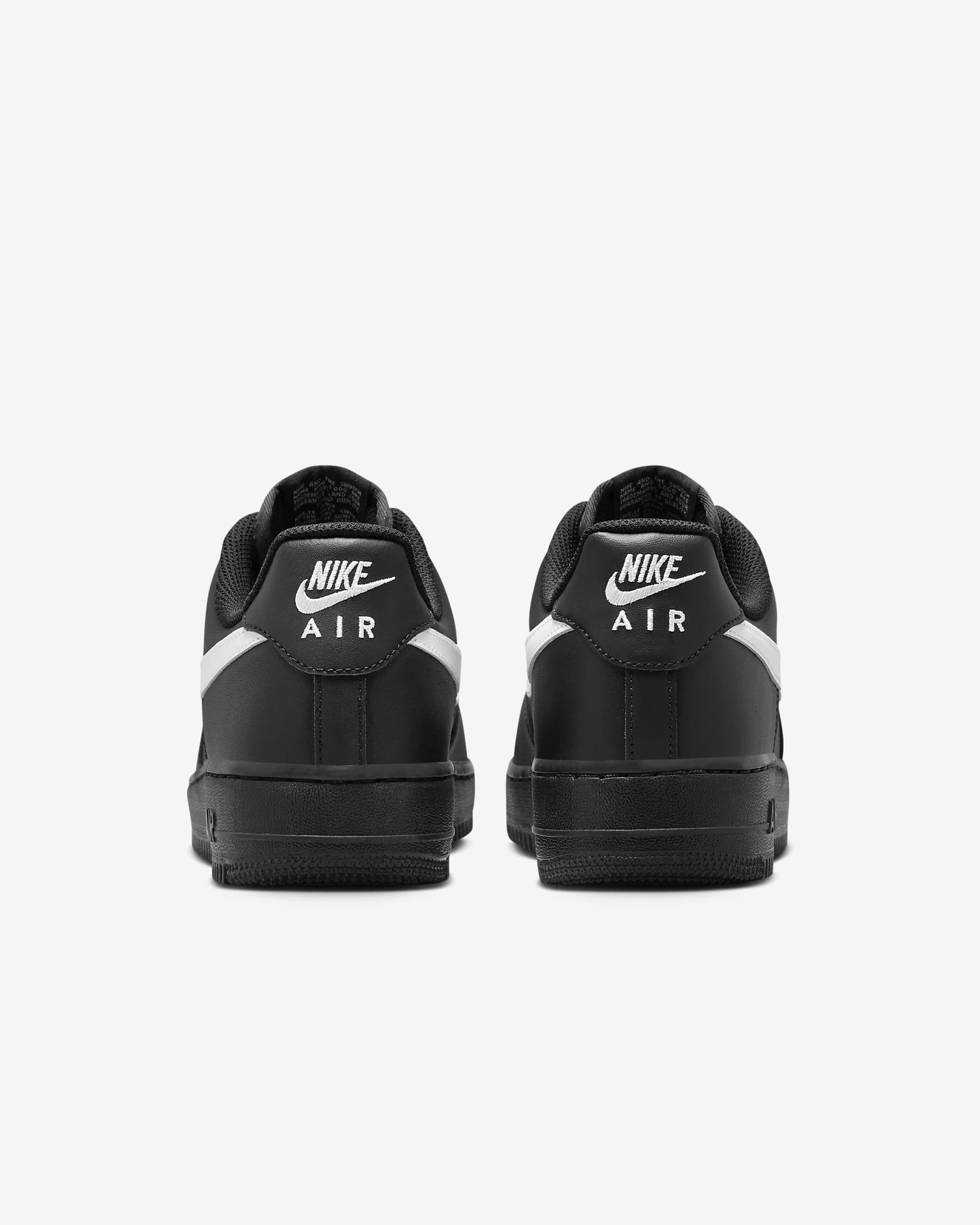 Nike Air Force 1 '07 Men's Shoes - Black/Black/White