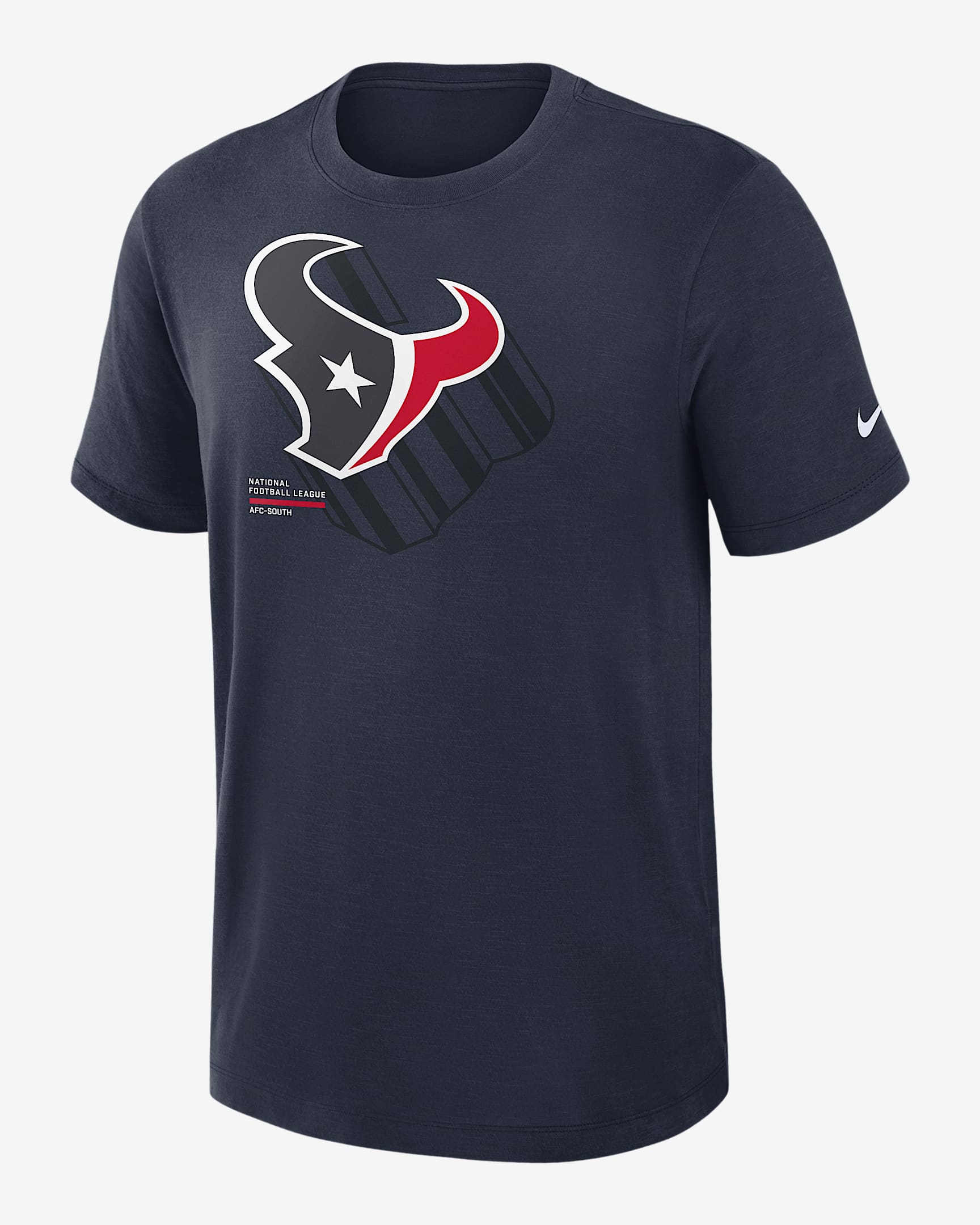 Playera Nike Dri-FIT de la NFL para hombre Houston Texans Slub - Azul marino