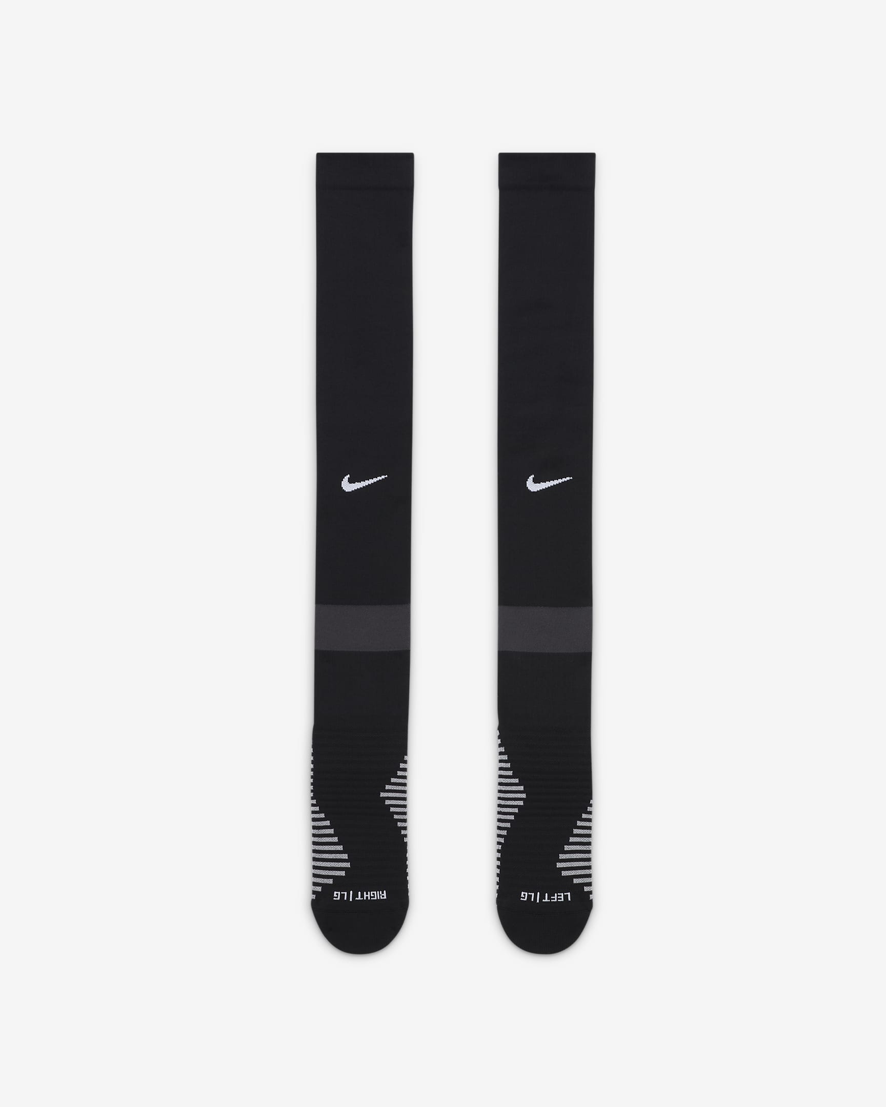 Nike Strike Knee-High Football Socks - Black/Anthracite/White