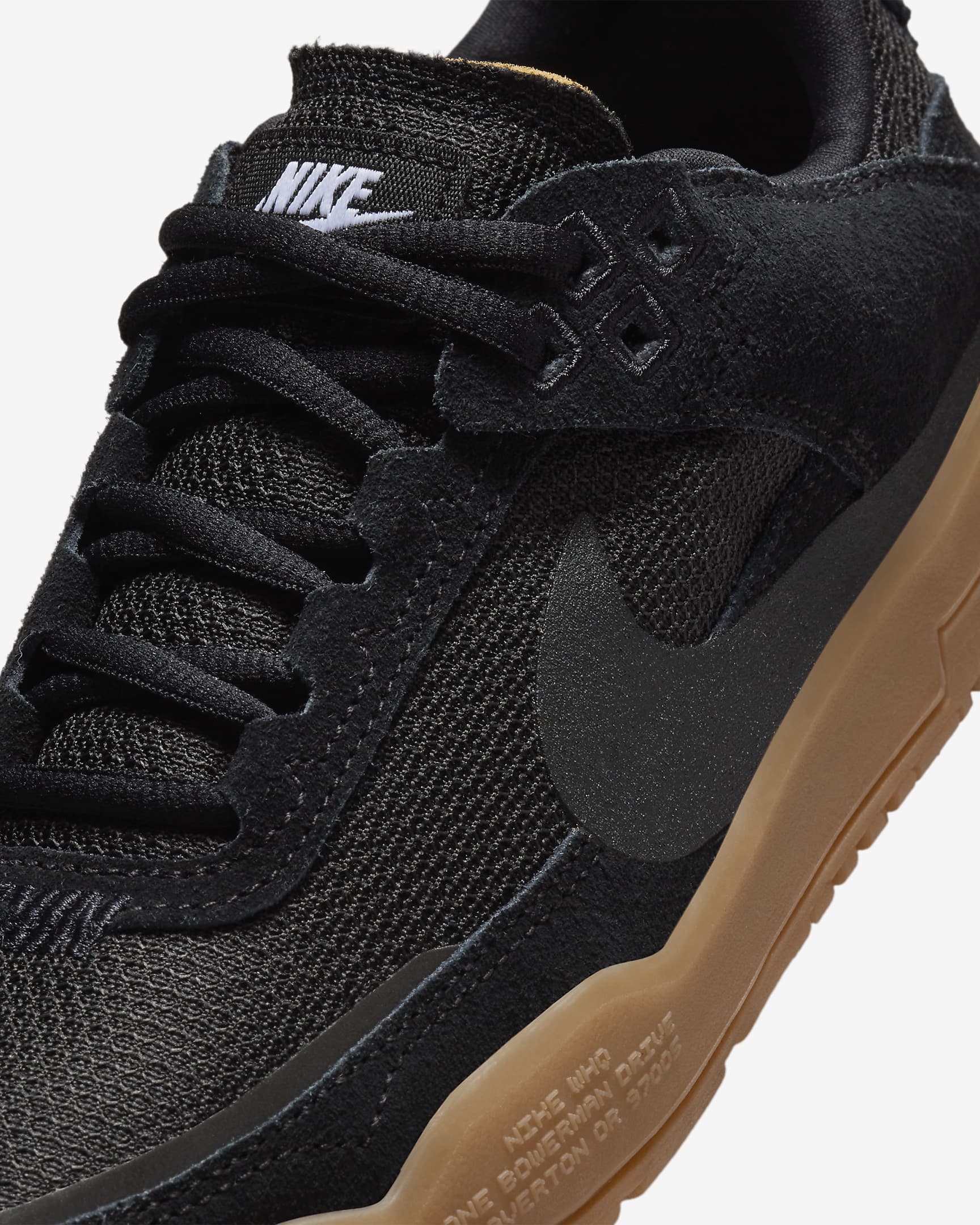 Nike SB Day One Older Kids' Skate Shoes - Black/Gum Light Brown/White/Black