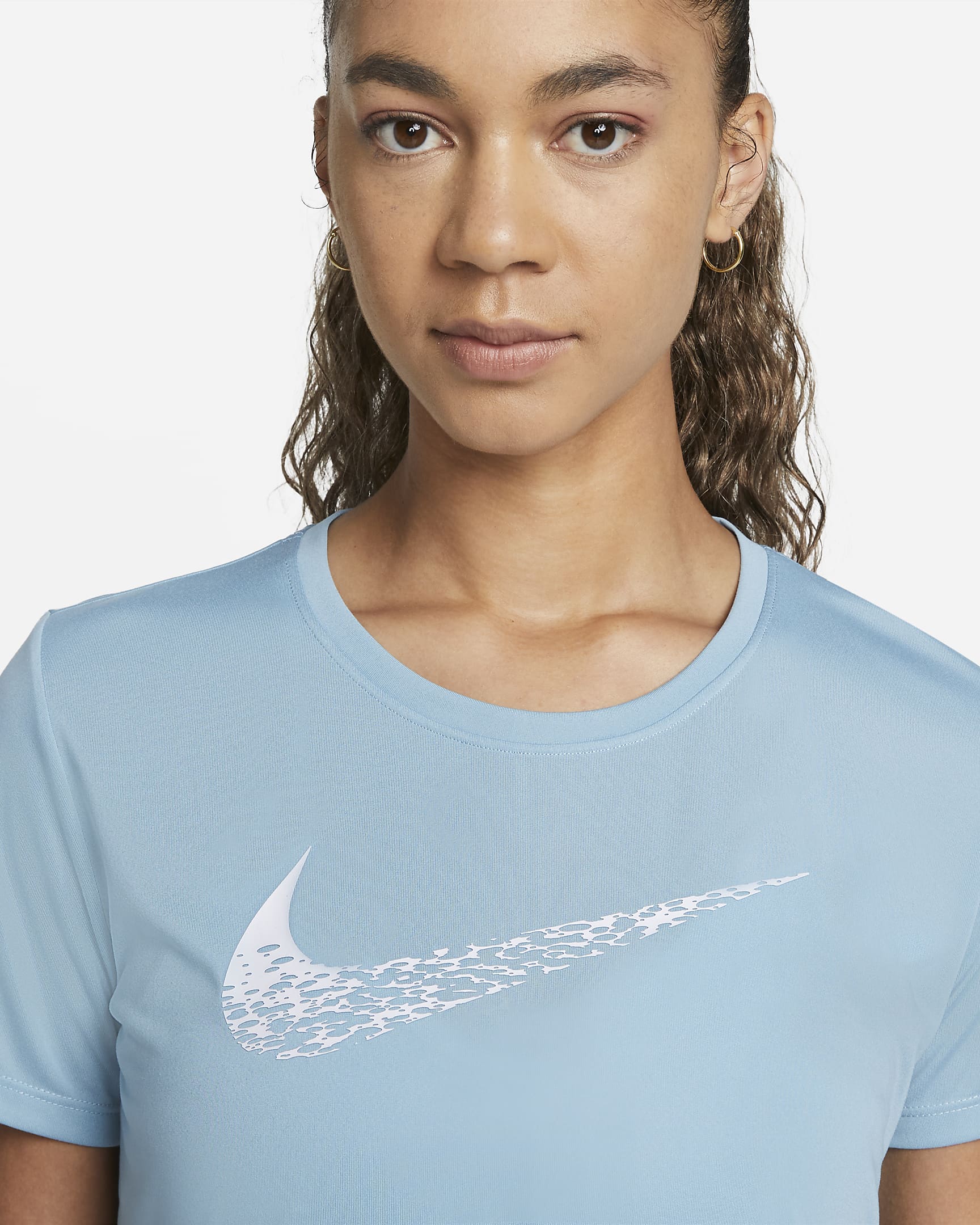 Nike Swoosh Run Womens Short Sleeve Running Top Nike Ie 7807