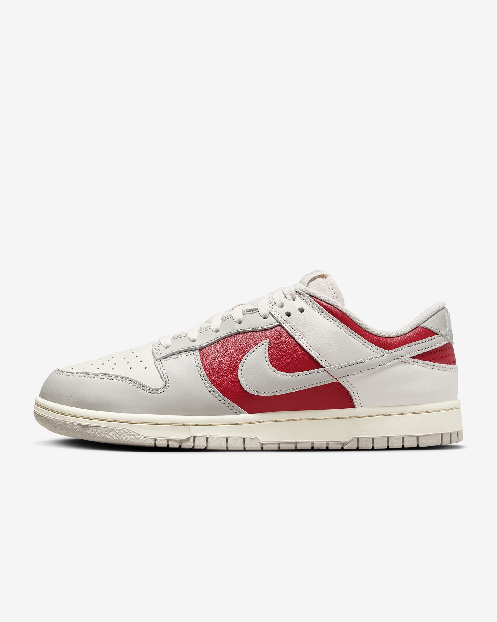 Nike Dunk Low Retro Shoes - Phantom/Gym Red/Pale Ivory/Light Iron Ore