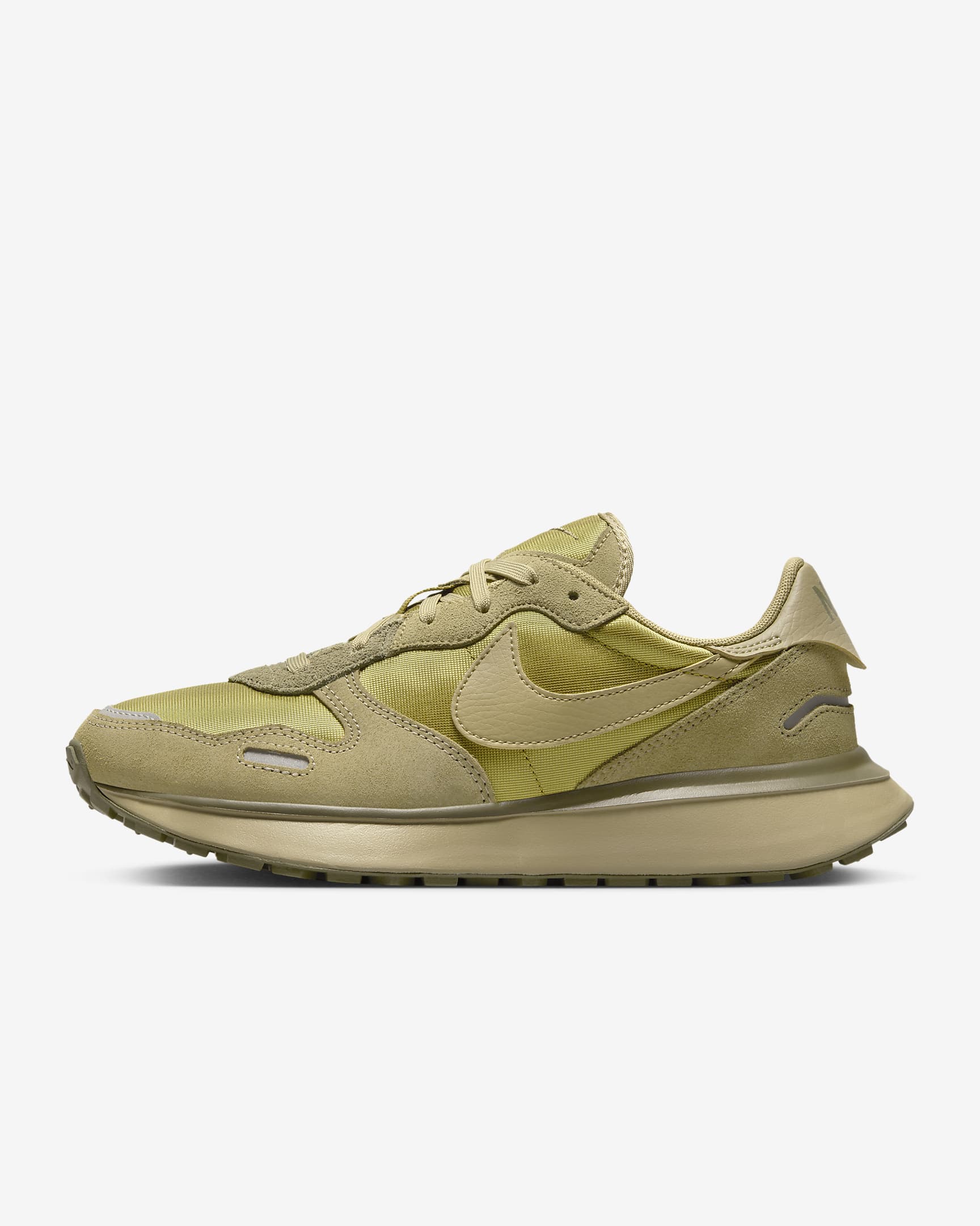 Nike Phoenix Waffle Women's Shoes - Pacific Moss/Neutral Olive/Metallic Silver/Medium Olive