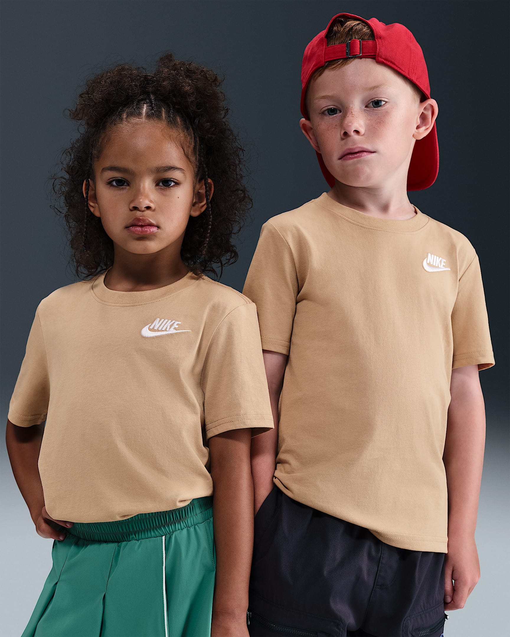 Nike Sportswear Little Kids' T-Shirt - Hemp