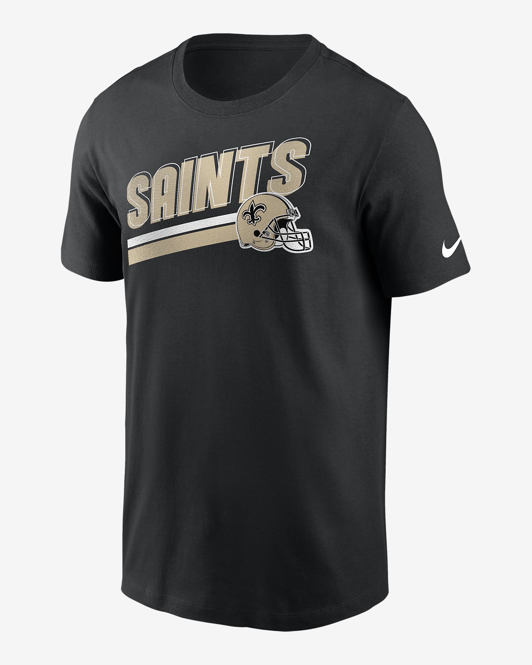New Orleans Saints Essential Blitz Lockup Men's Nike NFL T-Shirt. Nike.com