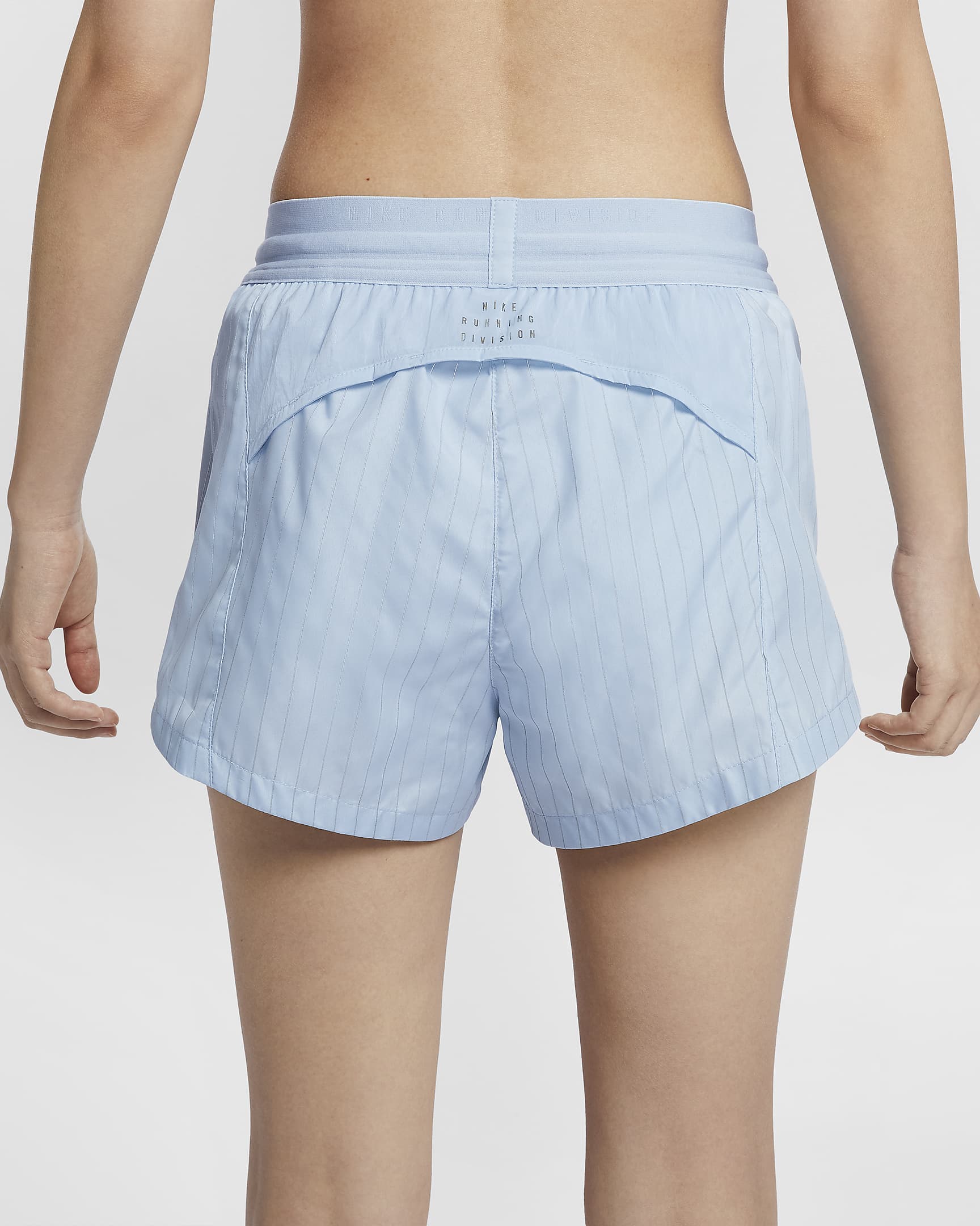 Nike Running Division Women's Mid-Rise 8cm (approx.) Brief-Lined Running Shorts - Light Armoury Blue