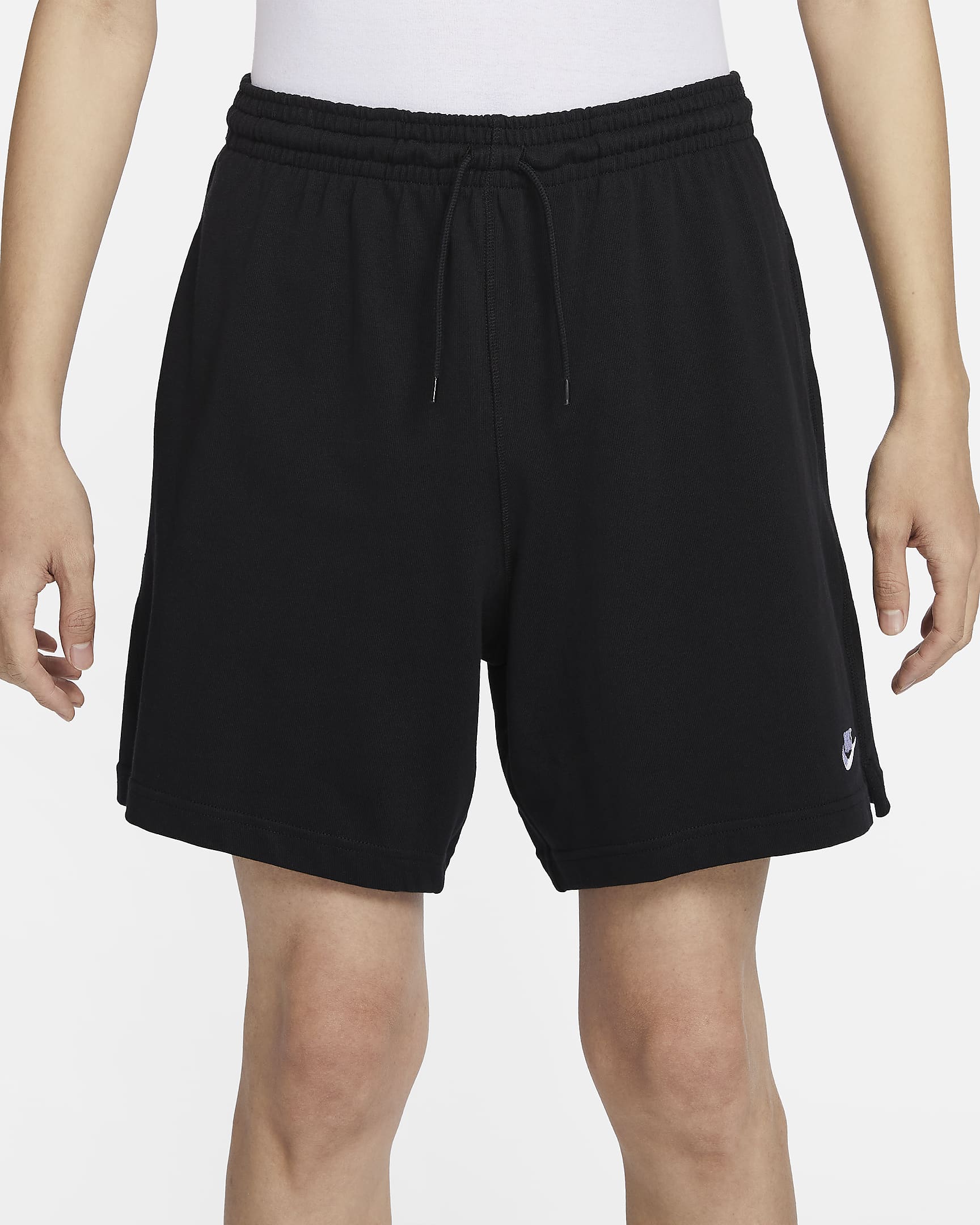 Nike Club Men's Knit Shorts - Black/White