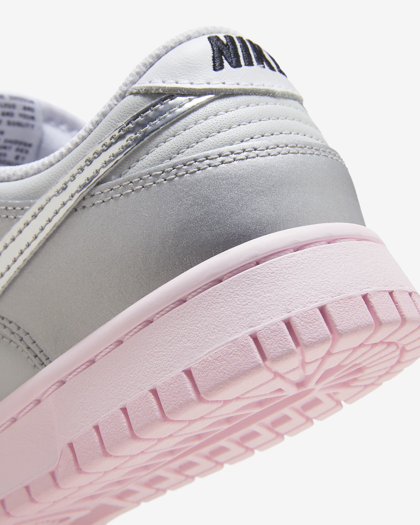 Nike Dunk Low LX Women's Shoes - Photon Dust/Pink Foam/Medium Soft Pink/Metallic Silver