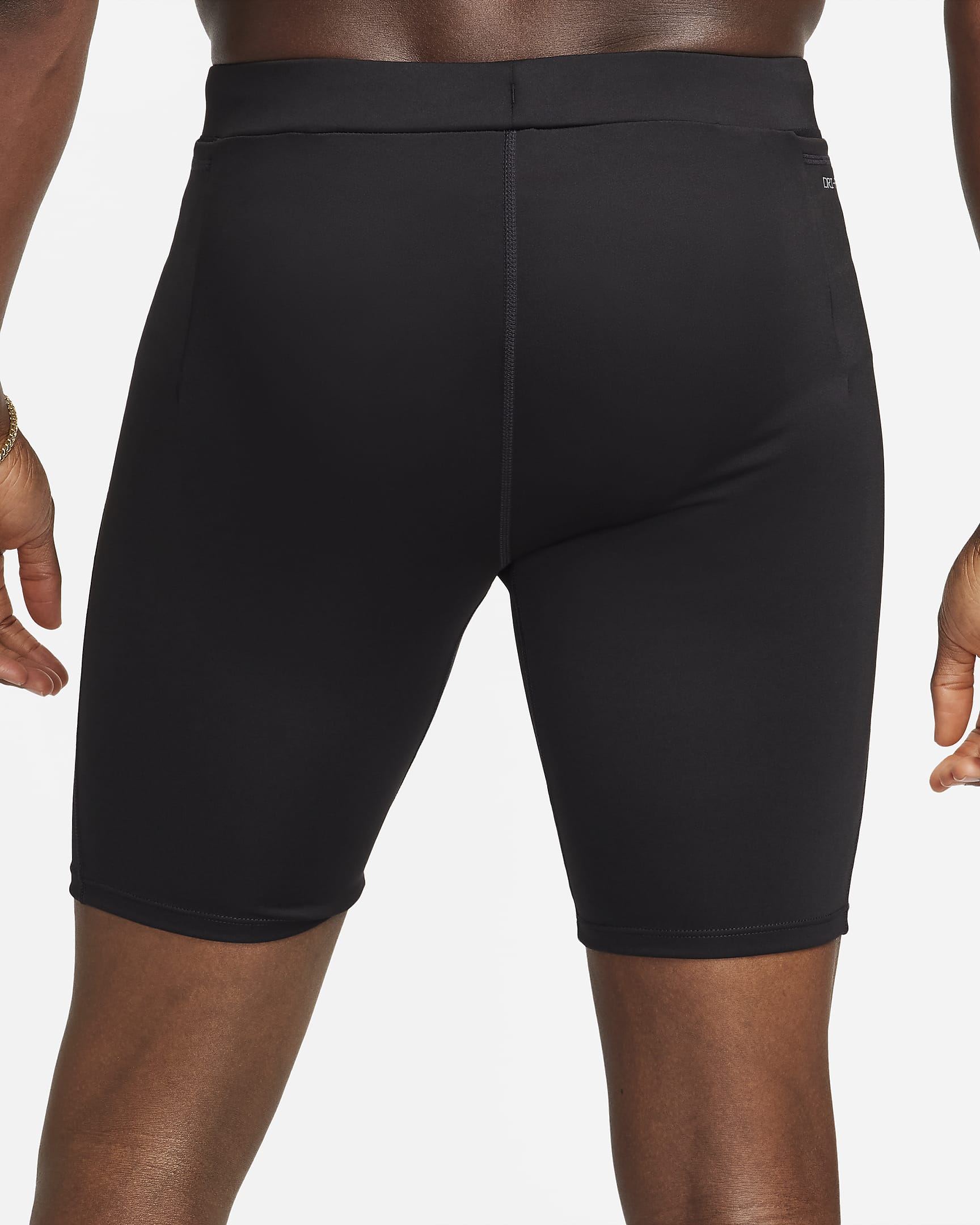 Tights da running a metà lunghezza con slip foderato Dri-FIT Nike Fast – Uomo - Nero