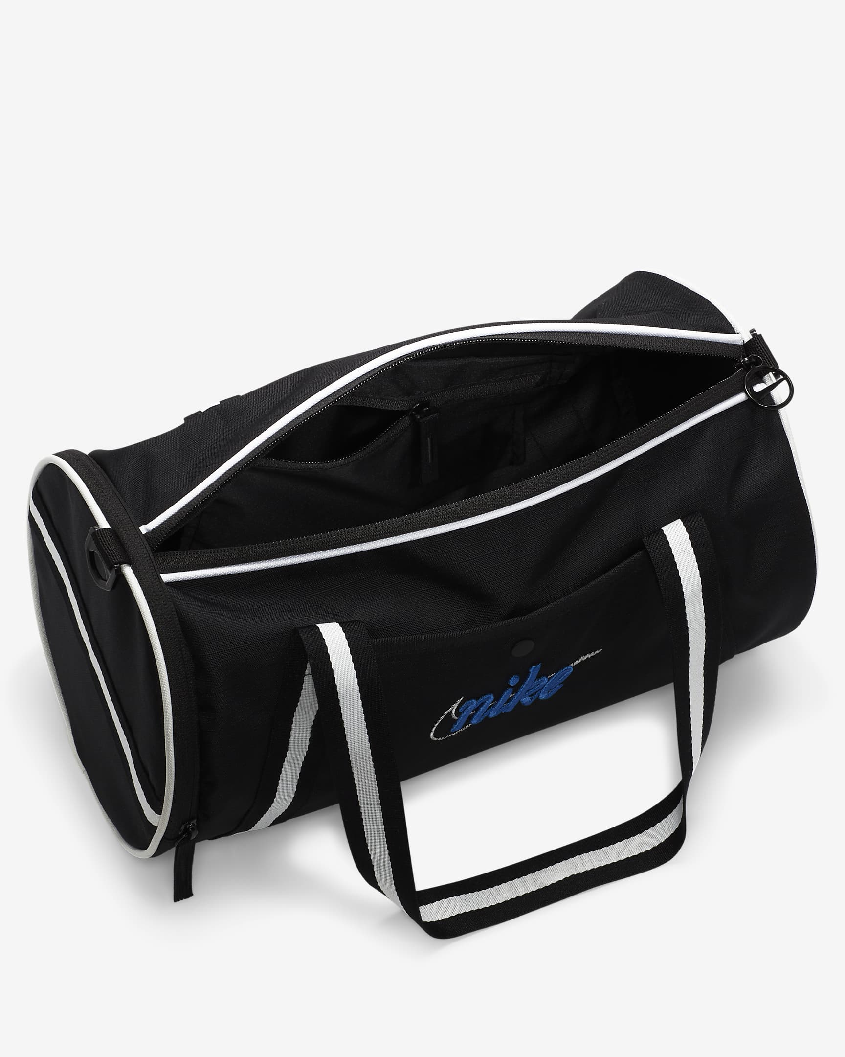 Nike Heritage Retro Duffel Bag (13L) - Black/Black/Hyper Royal