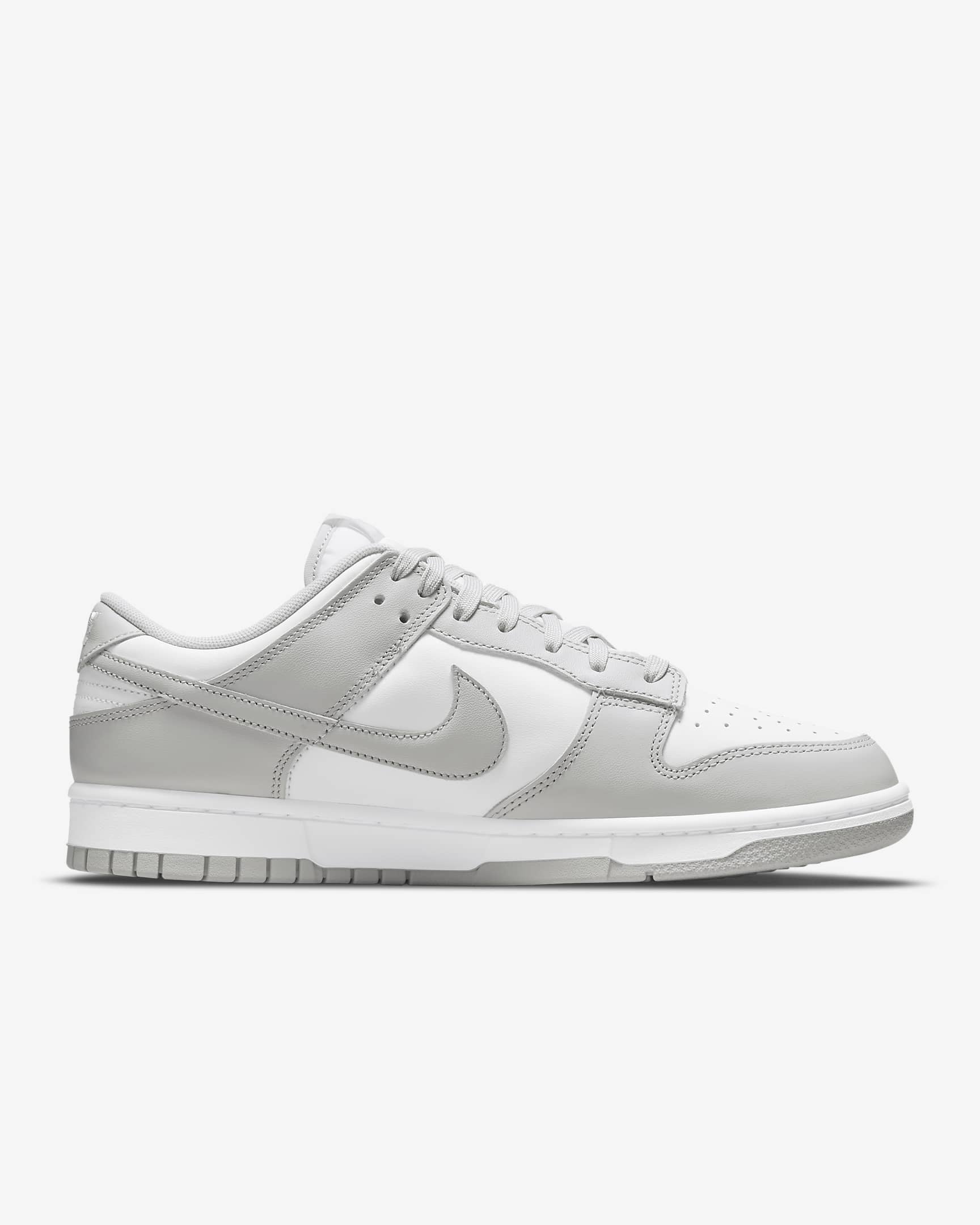 Buty męskie Nike Dunk Low Retro - Biel/Grey Fog