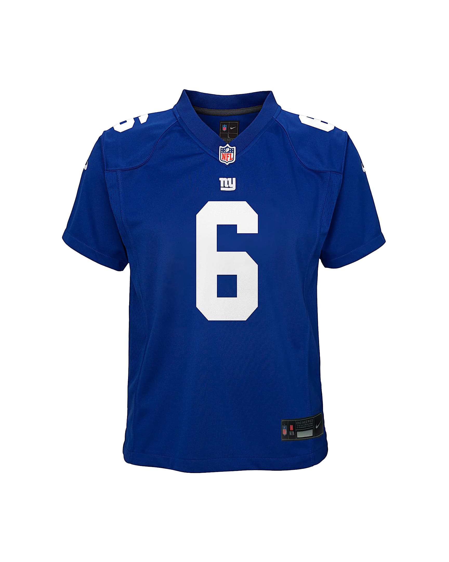 Jersey Nike de la NFL Game para niños talla grande Jaxson Dart New York Giants 2025 NFL Draft First Round Pick - Royal