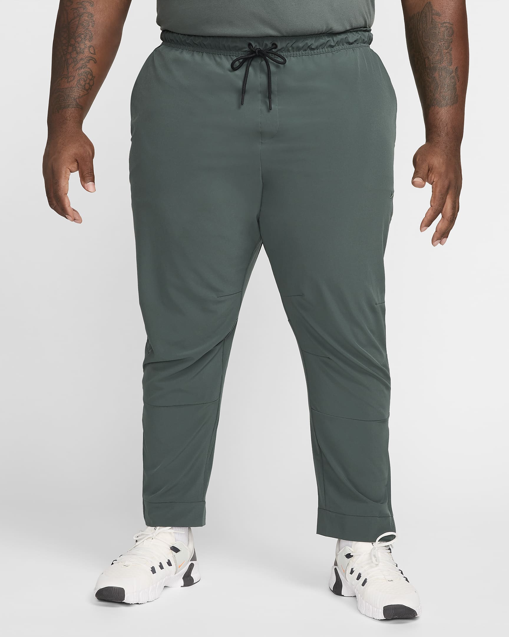 Pantalon avec ouvertures à zip Nike Dri-FIT Unlimited pour homme - Vintage Green/Noir/Vintage Green