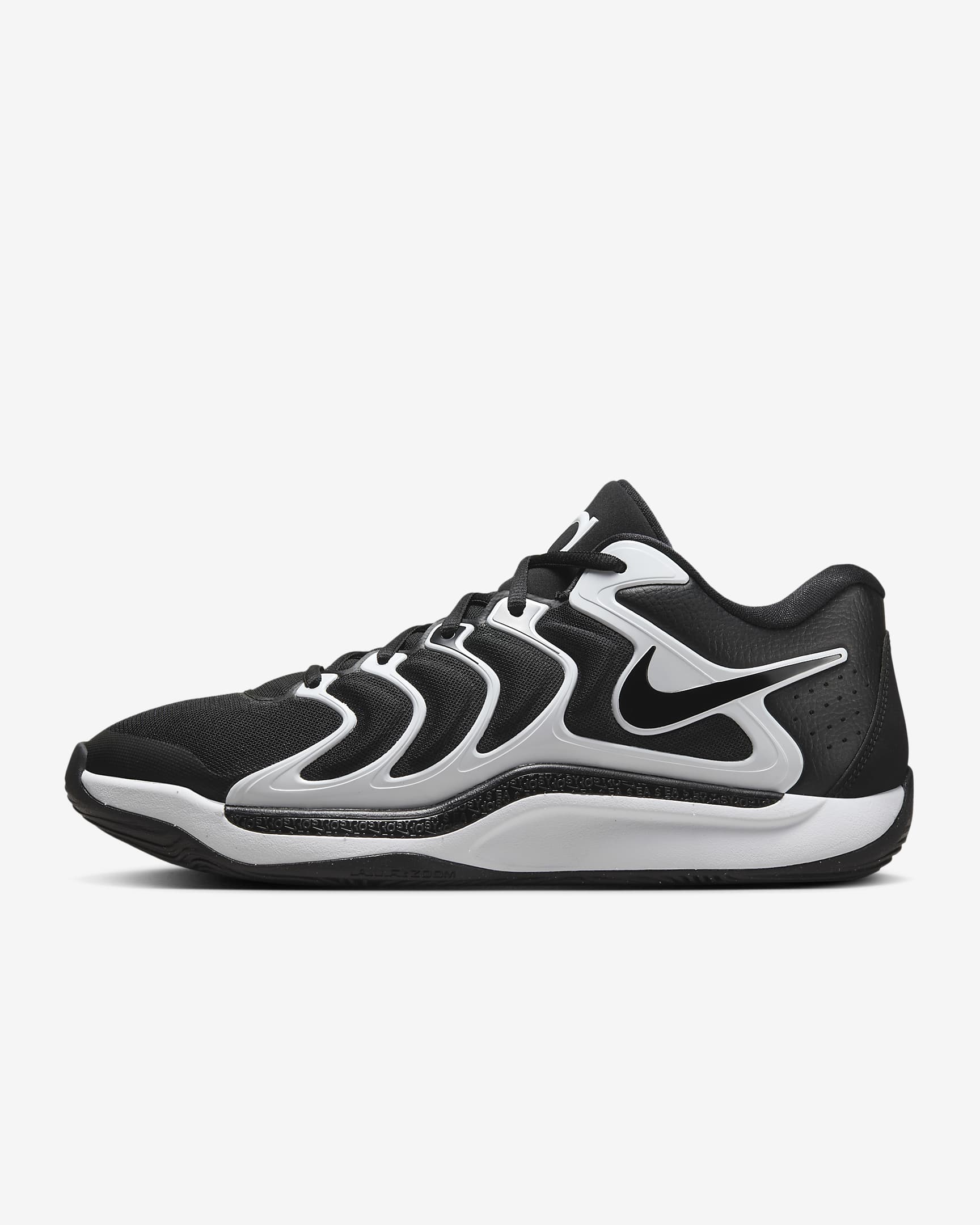 KD17 (Team Bank) Basketball Shoes - Black/White/Black