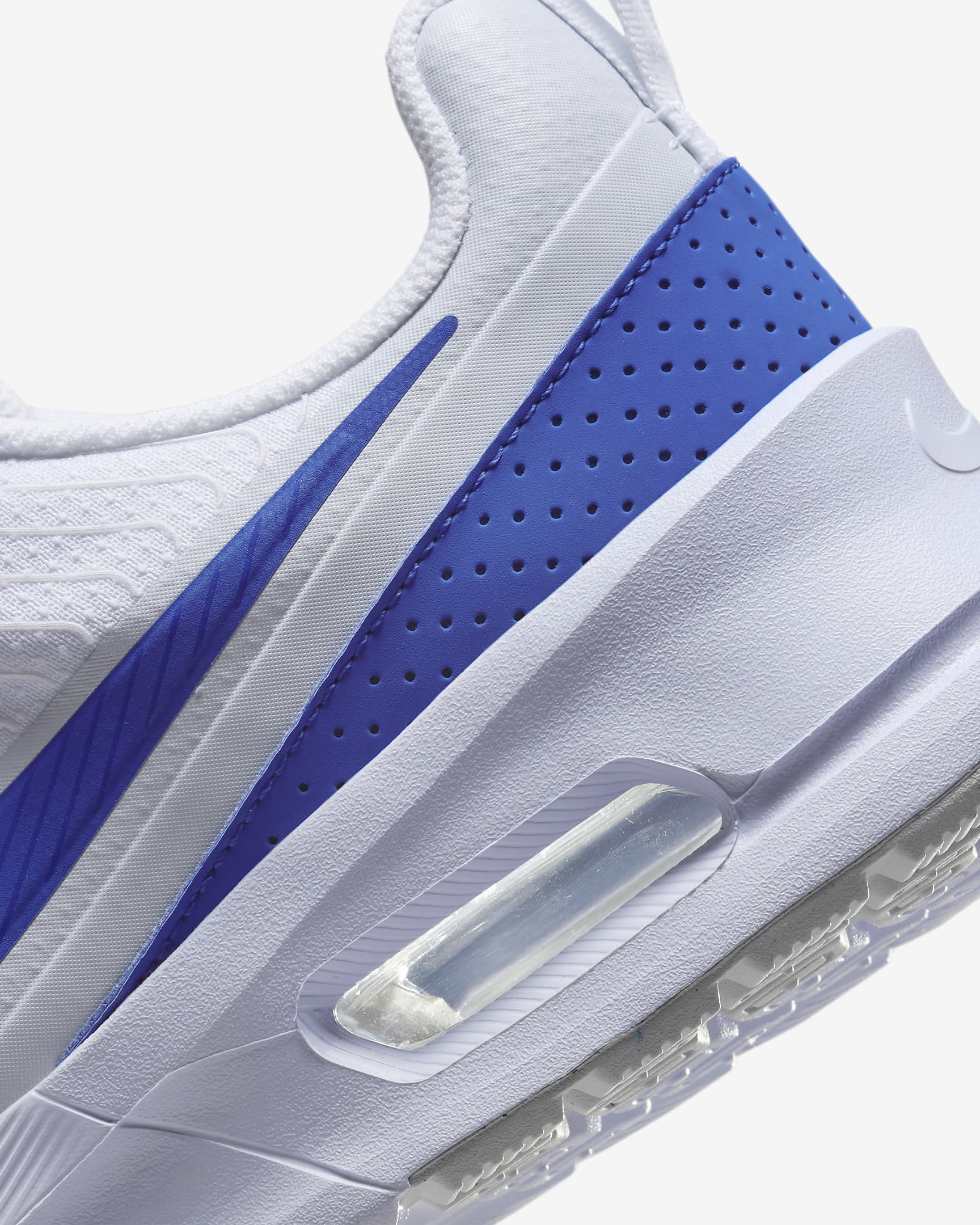 Nike Air Max Nuaxis Men's Shoes - White/Black/White/Racer Blue