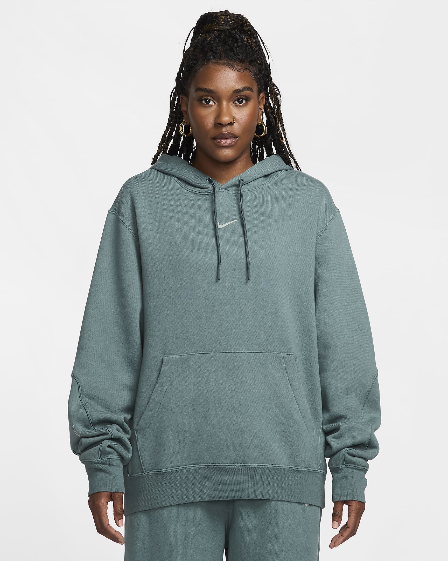 NOCTA NOCTA Fleece CS Hoodie - Mineral Slate/Faded Spruce/Mica Green