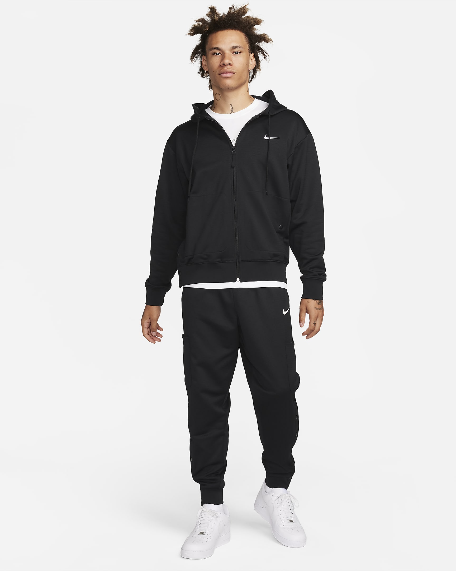nike men's therma basketball hoodie
