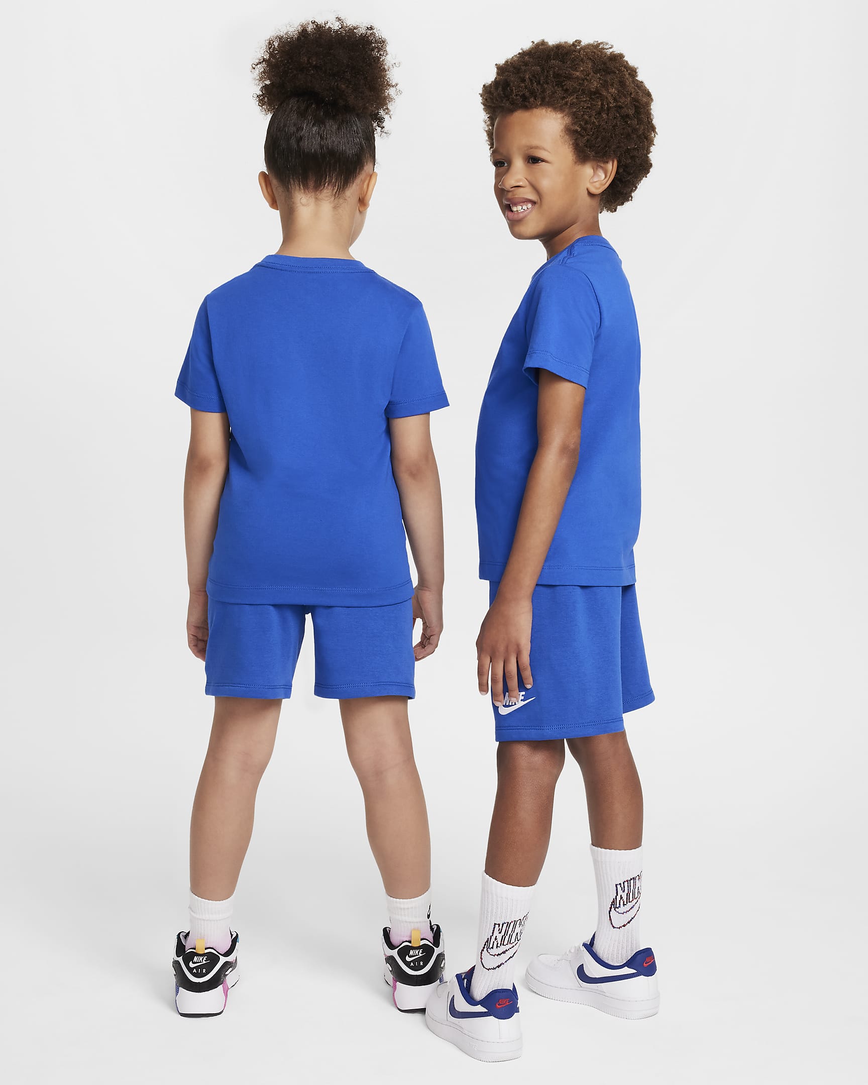 Nike Club Little Kids' Knit Shorts Set - Game Royal