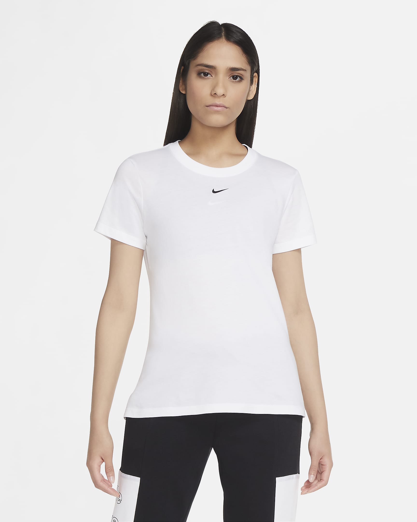 Nike Sportswear Women's T-Shirt - White/Black