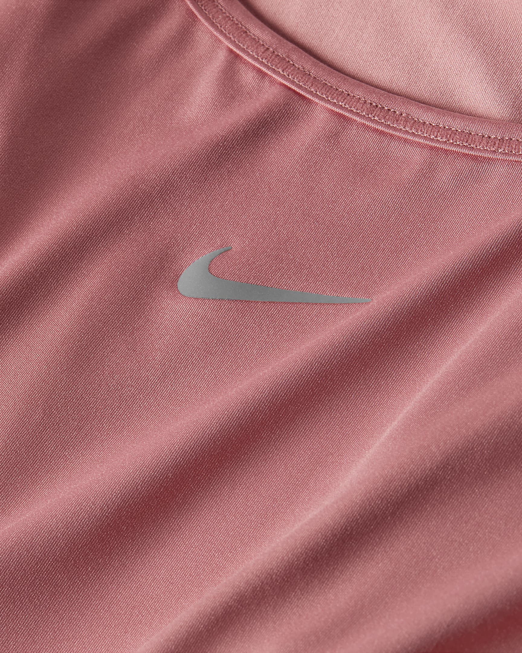 Γυναικείο tank top Dri-FIT με λεπτές τιράντες Nike One Classic - Canyon Pink/Μαύρο